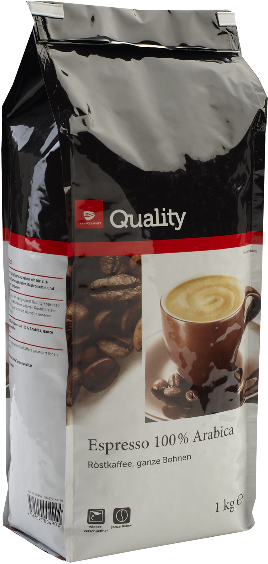 Tgq Kawa Ziarnista Espresso 100% Arabica 1Kg