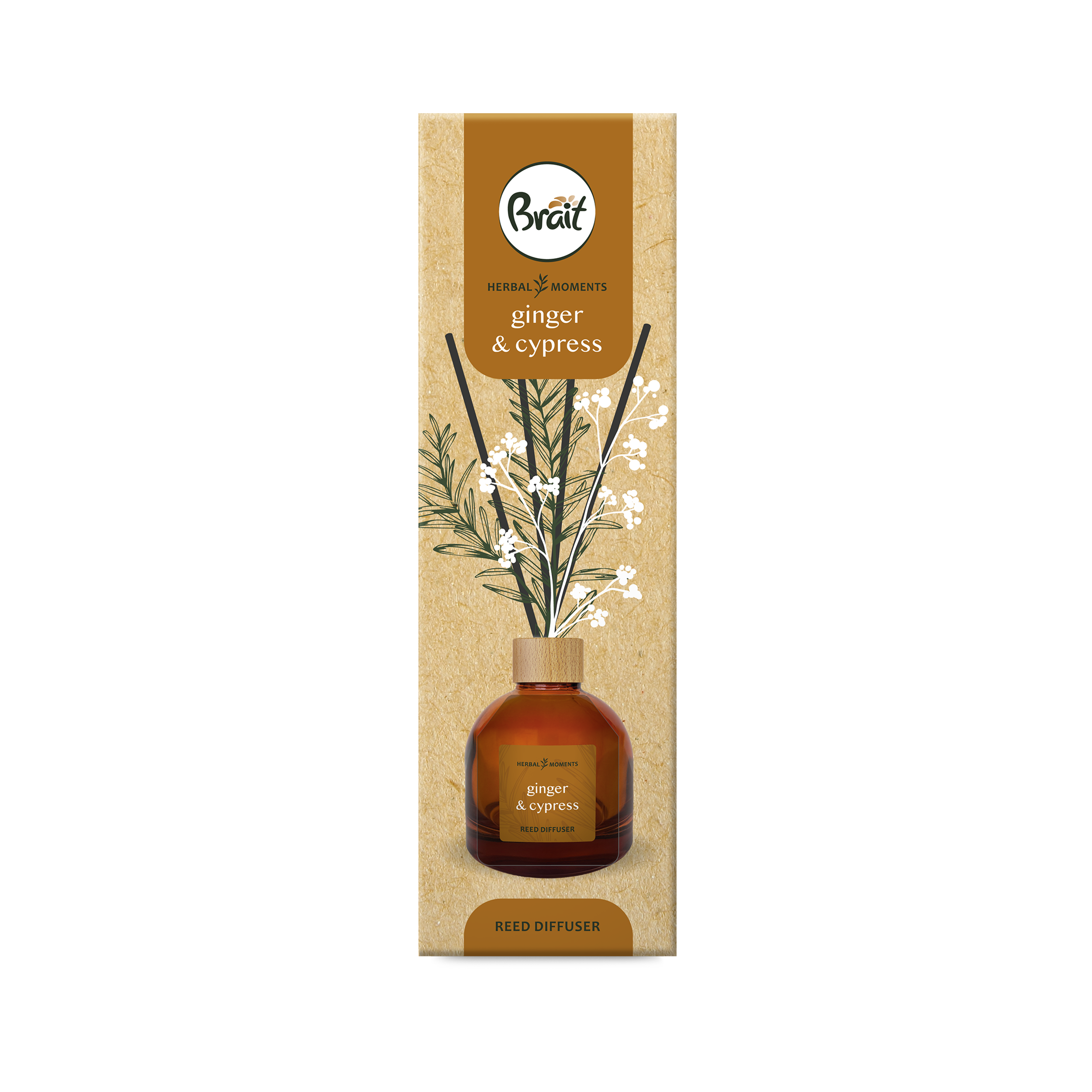 Odświeżacz Brait Patyczki Ginger&Cypress 100Ml
