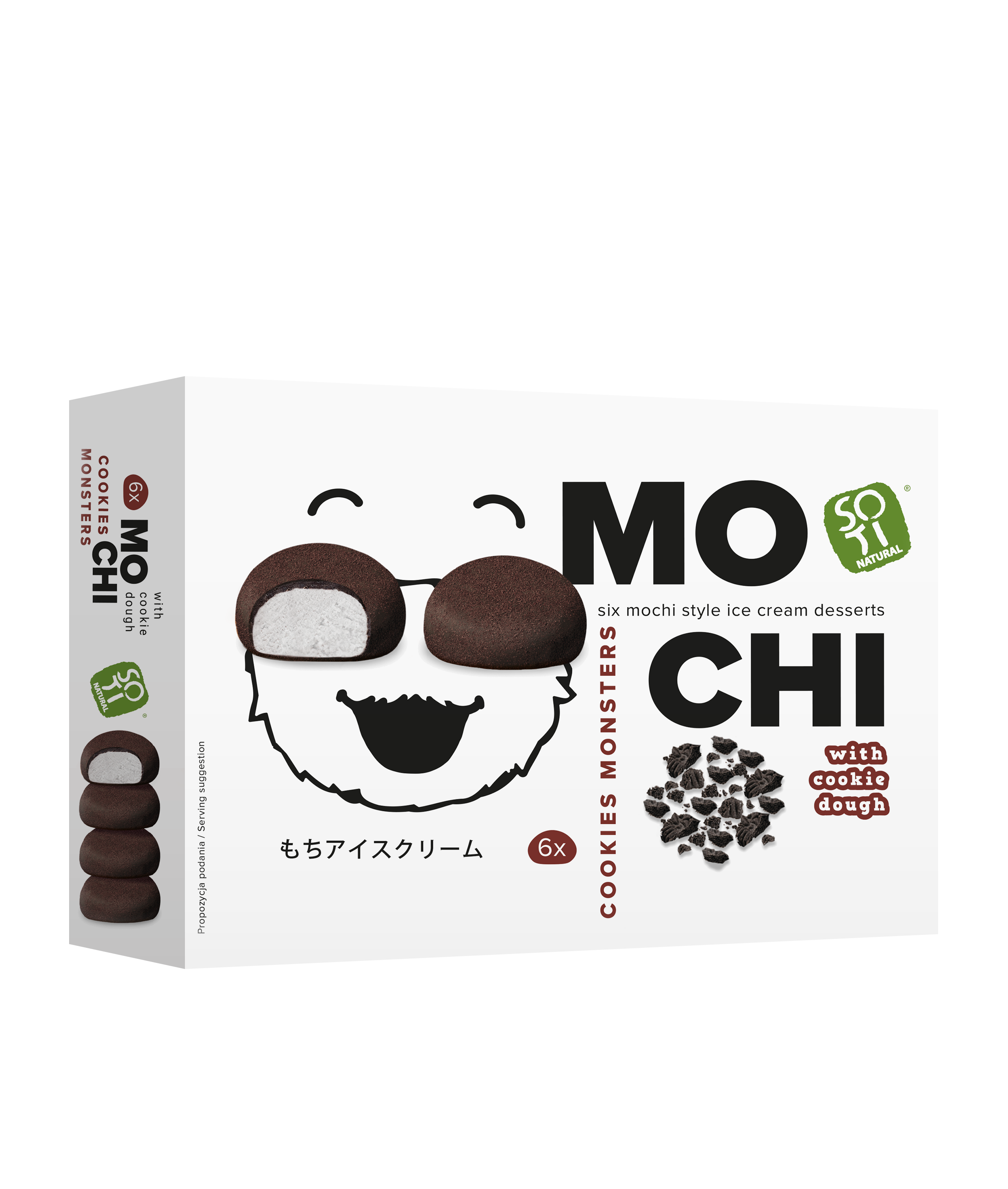 Soti Natural Lody Mochi Cookies Monsters (6X37 Ml) 222Ml