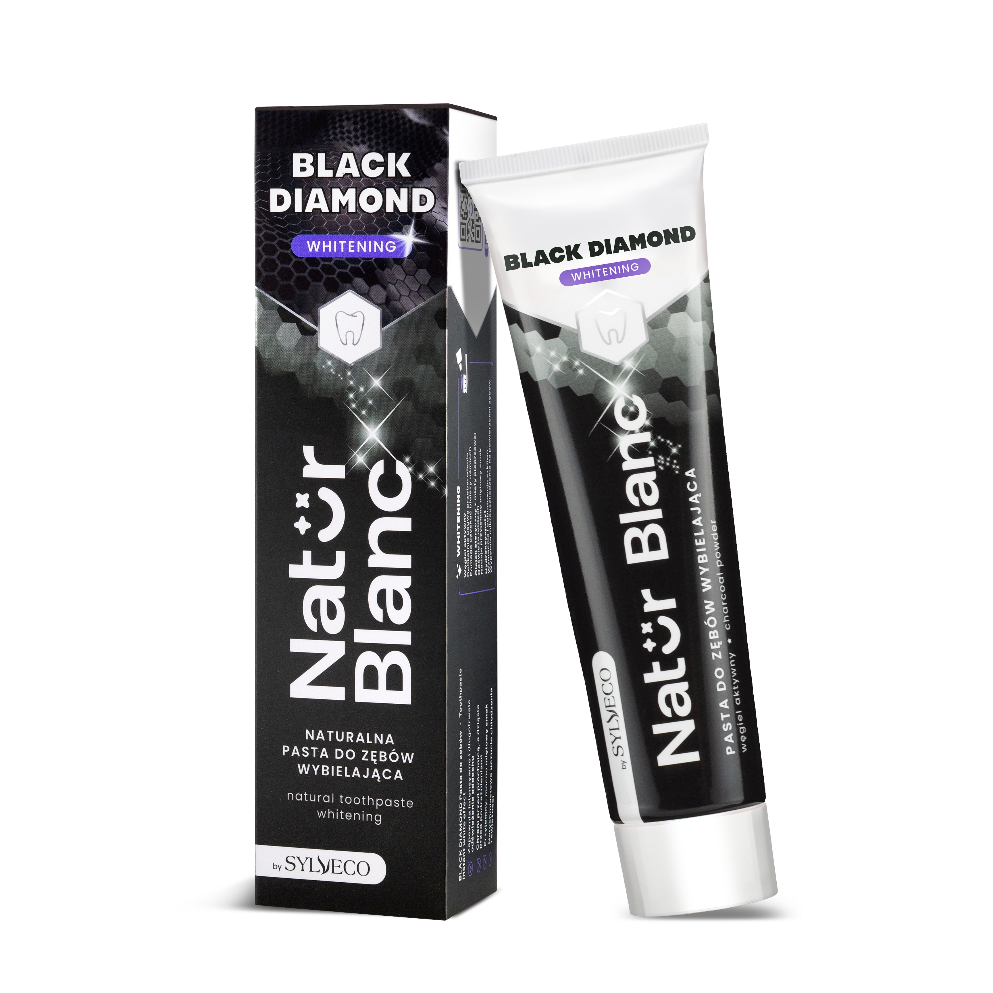 Sylveco Natur Blanc Pasta Do Zębów Black Diamond 100Ml Wybielająca