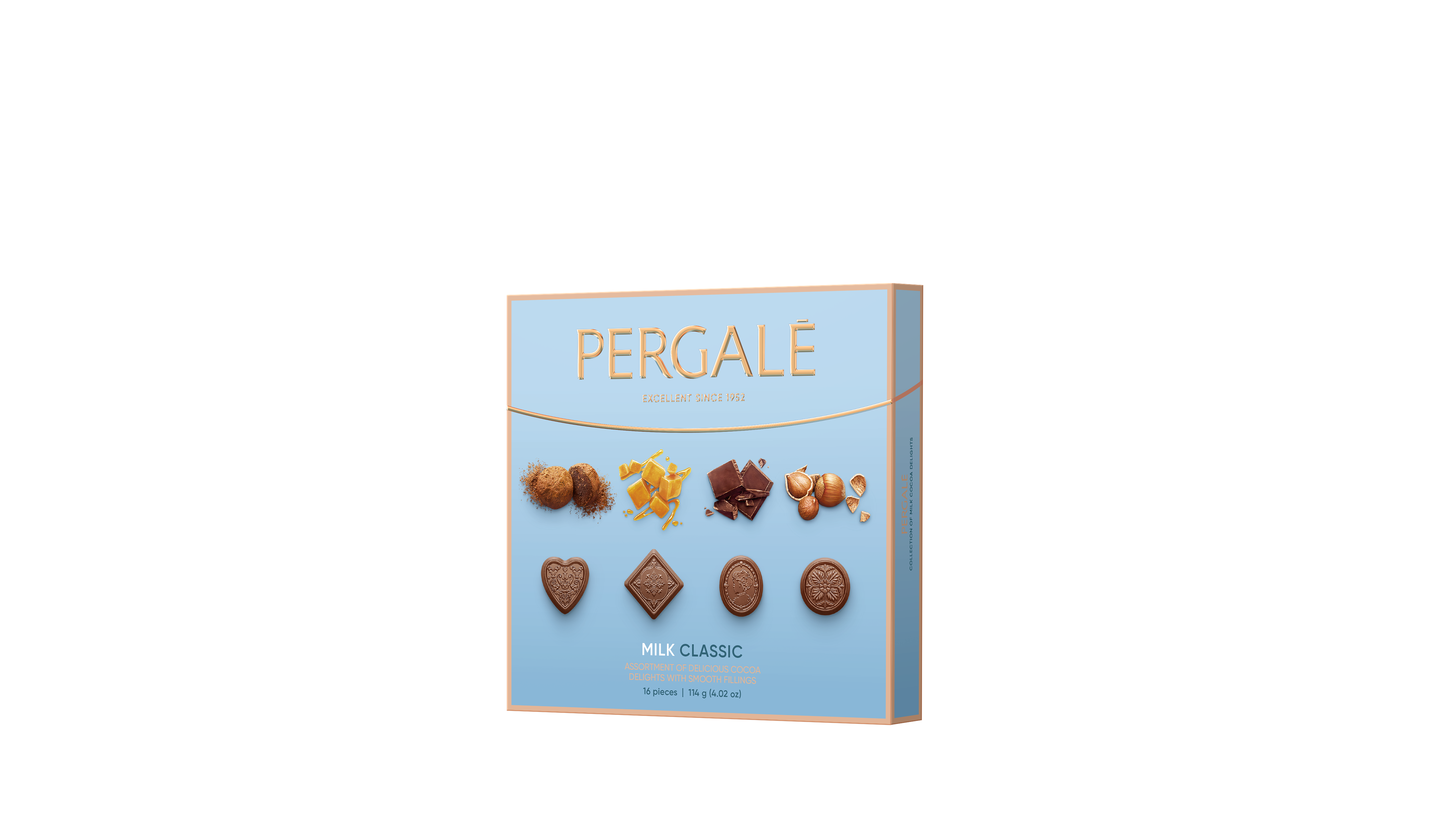Bombonierka Pergalė Milk Classic 114G
