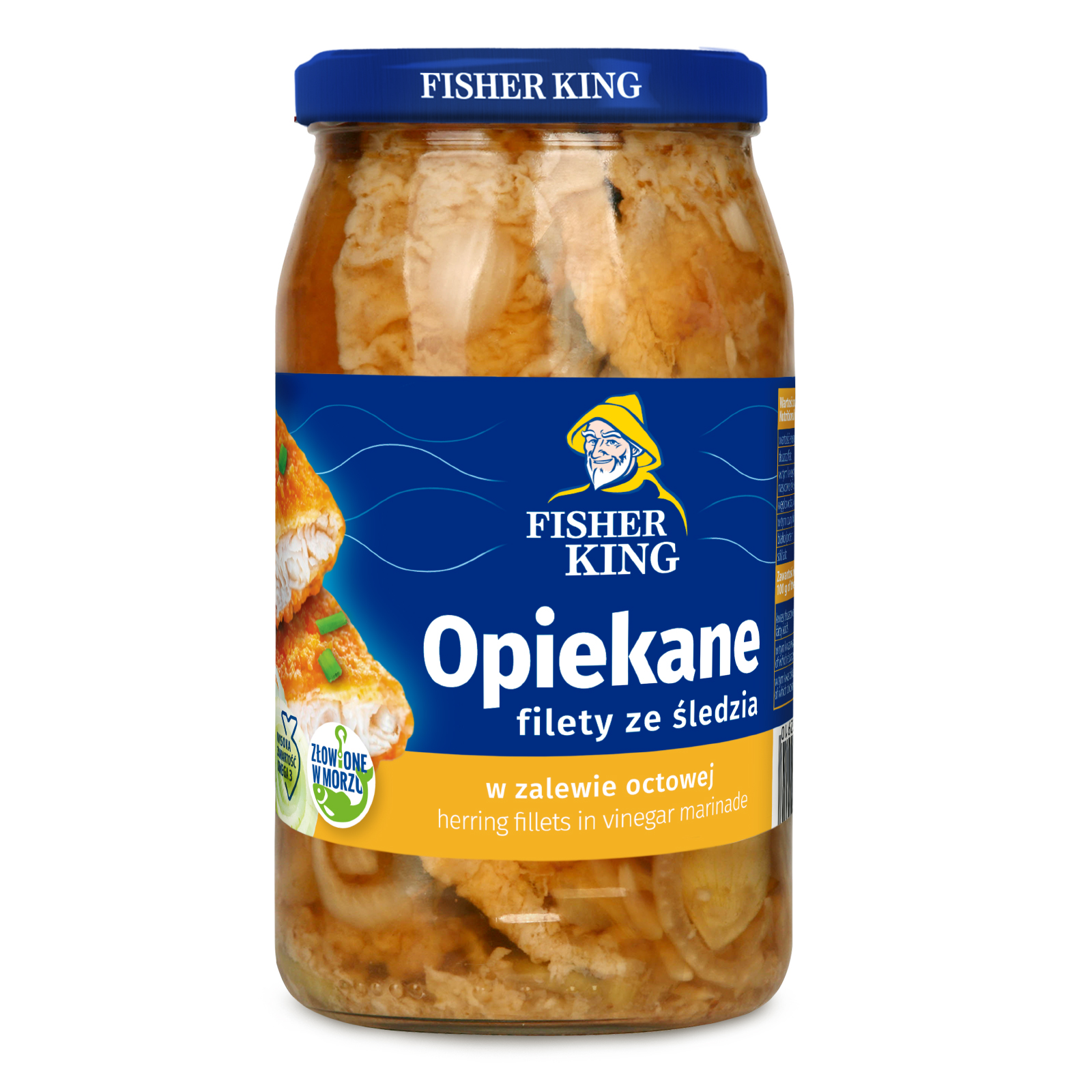 Opiekane Filety Śledziowe W Zalewie 800G Fisherking