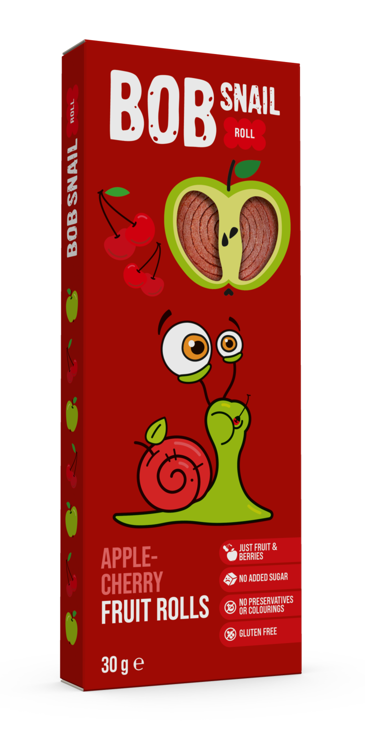 Bob Snail Roll Jabłko-Wiśnia 30G