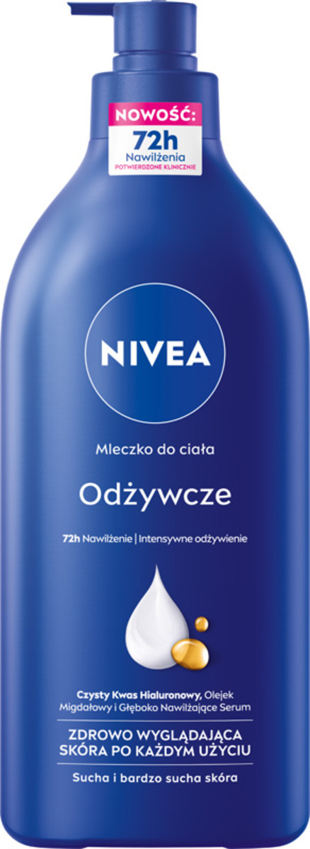 Nivea Odżywcze Mleczko Do Ciała Z Pompką 625 Ml