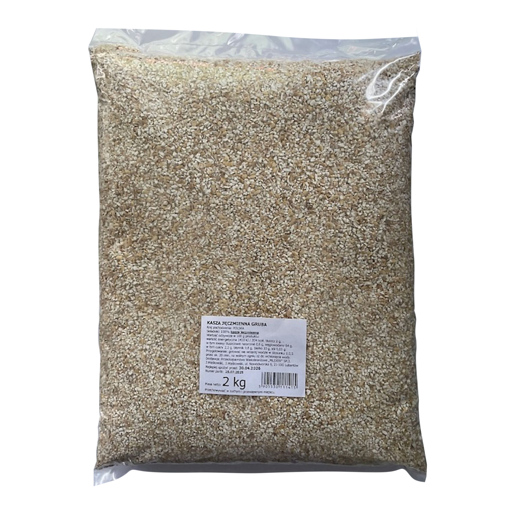 Kasza Jęczmienna Gruba 2 Kg Mlexer