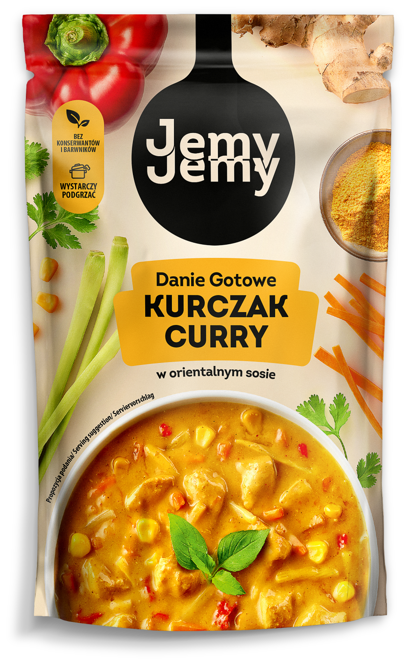 Jemyjemy Danie Gotowe Kurczak Curry W Orientalnym Sosie 360G