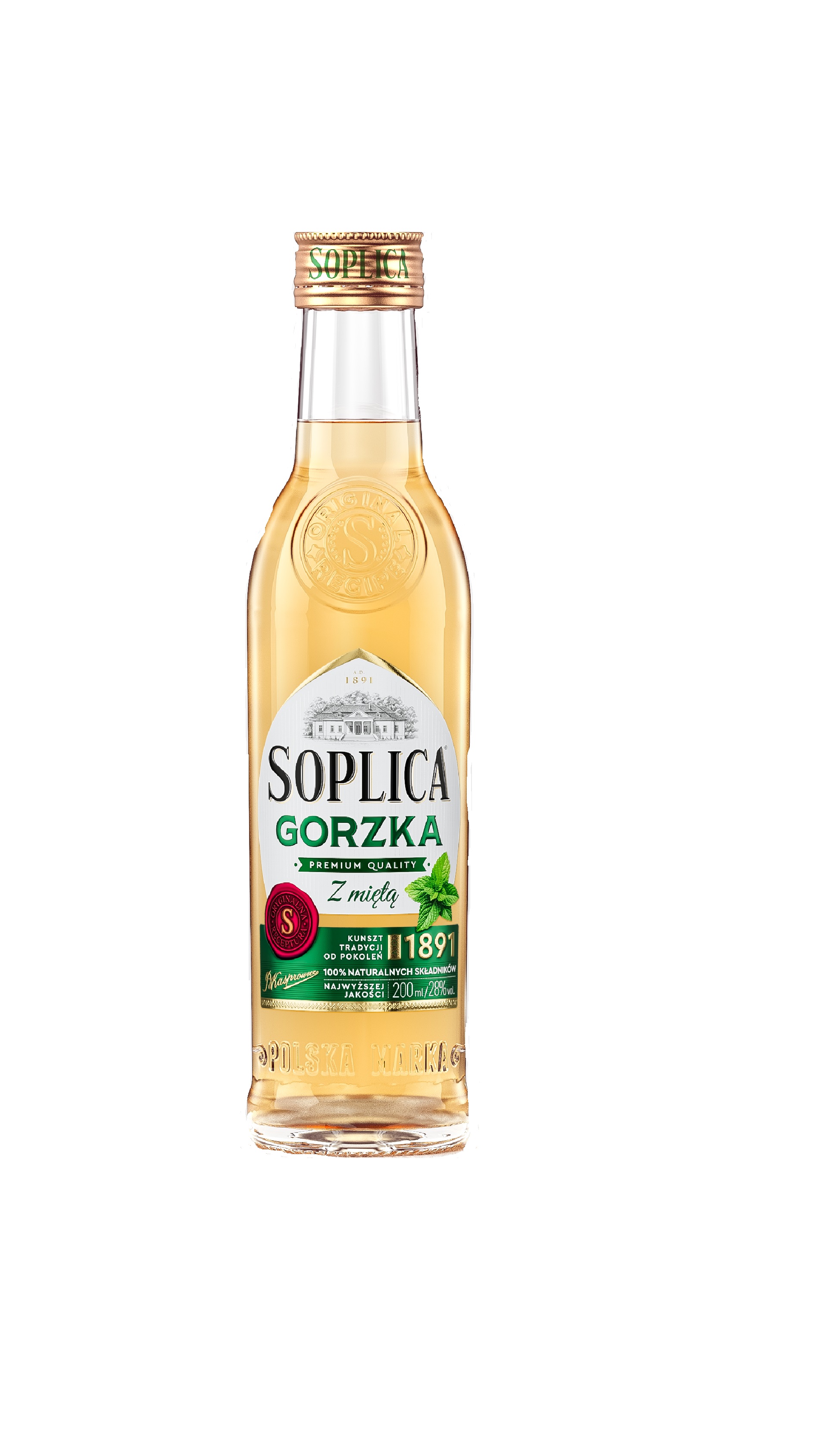 Soplica Gorzka Z Miętą 28% 200 Ml