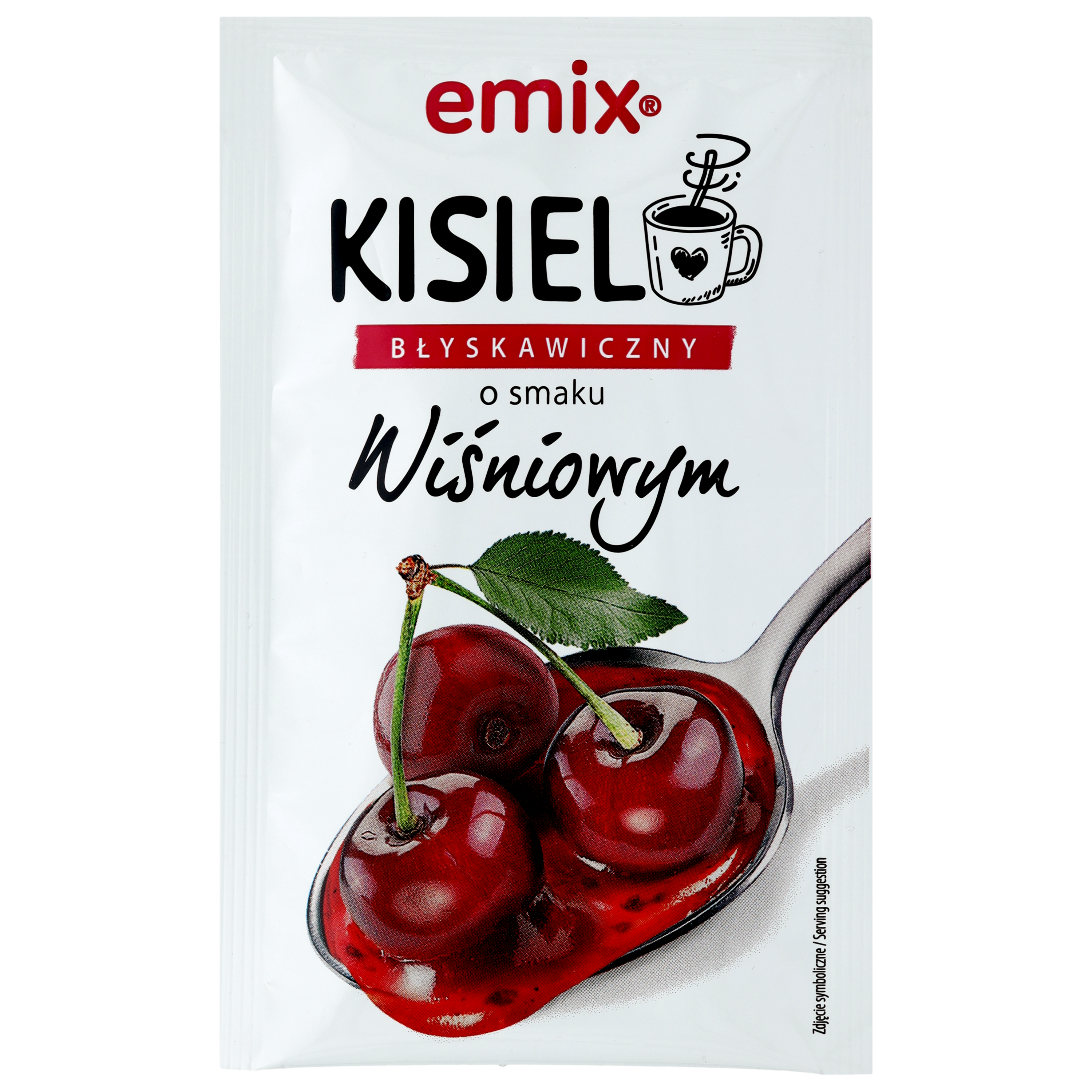 Kisiel Z Kawałkami Owoców - Błyskawiczny Wiśnia Emix 30G