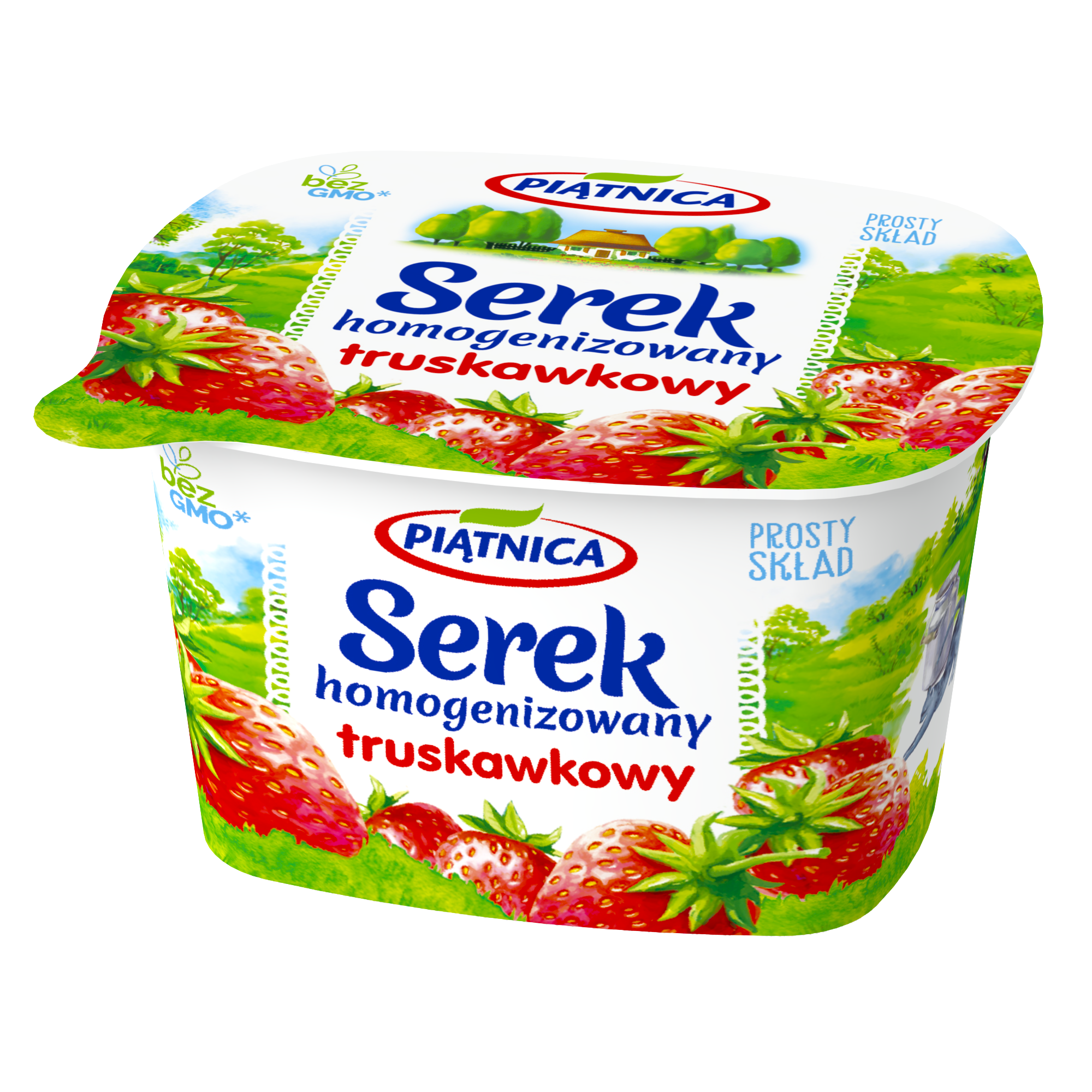 Piątnica Serek Homogenizowany Truskawkowy 150 G