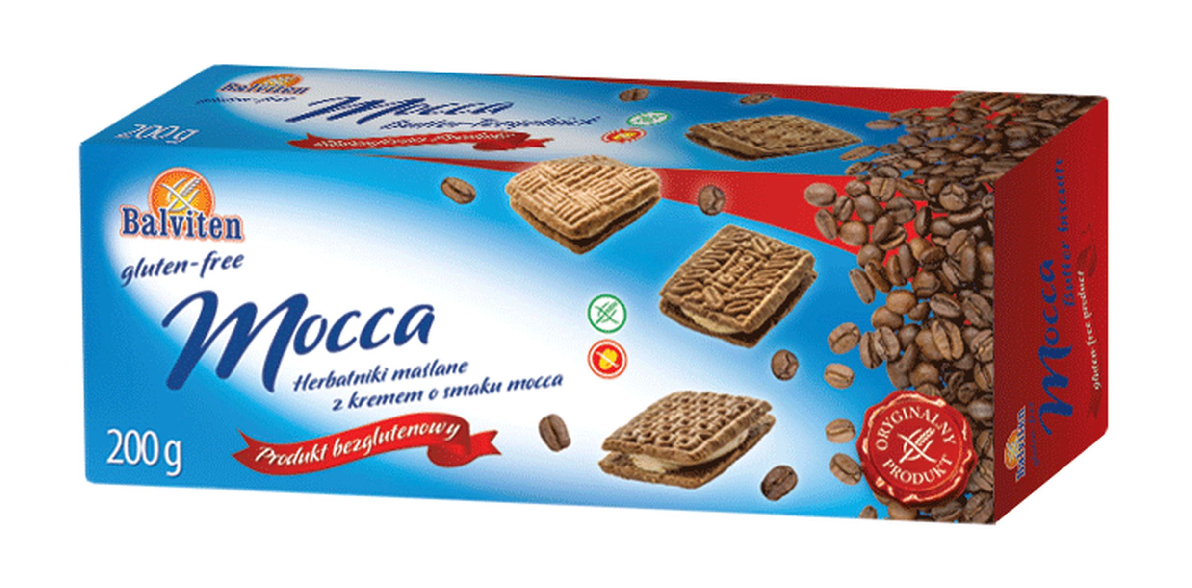 Balviten Herbatniki Mocca Bezglutenowe 200G