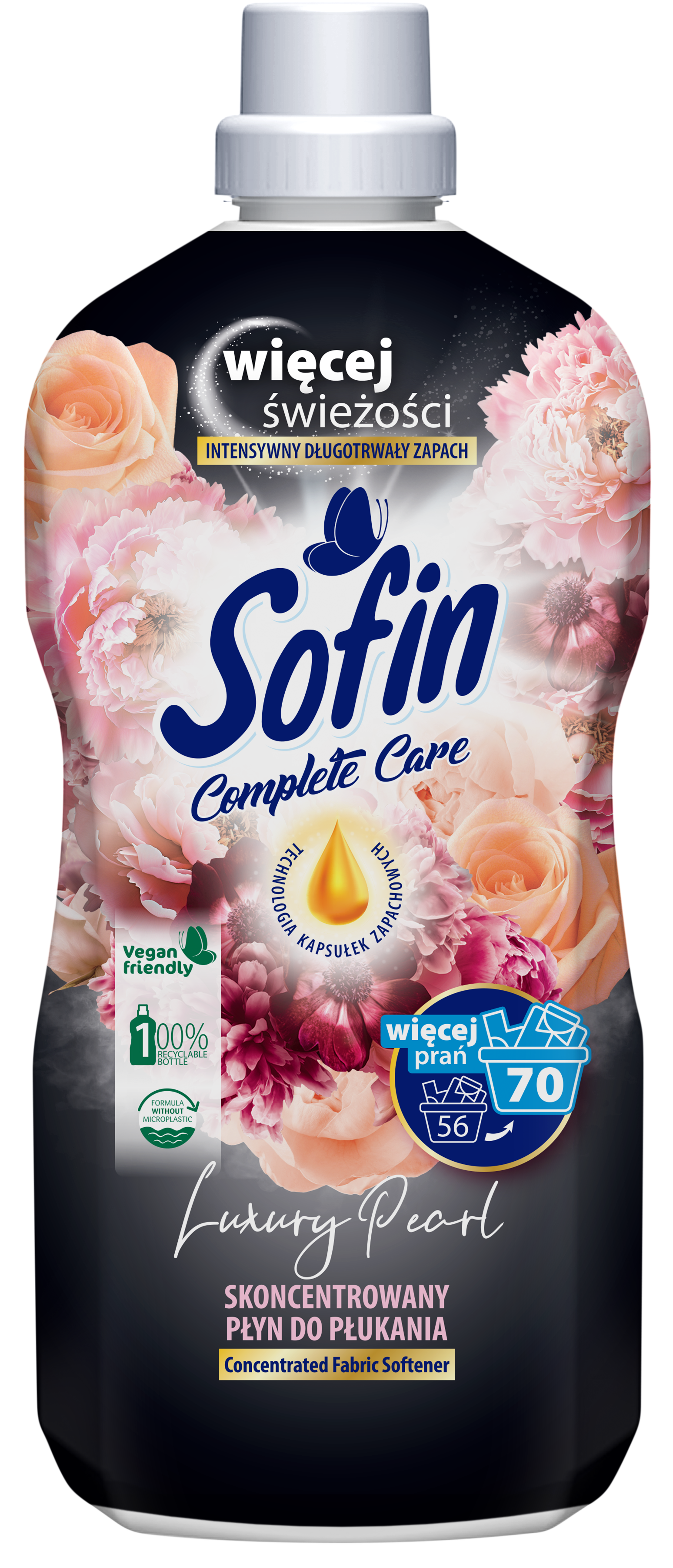 Sofin Complete Care & Luxury Luxury Pearl Skoncentrowany Płyn Do Płukania Tkanin 1,4L