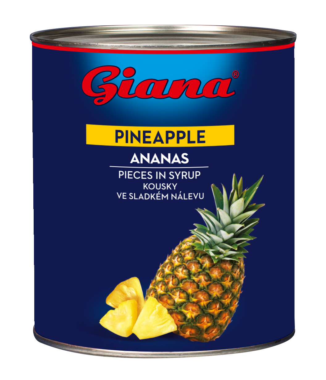 Giana Ananas Kawałki W Zalewie 3100Ml