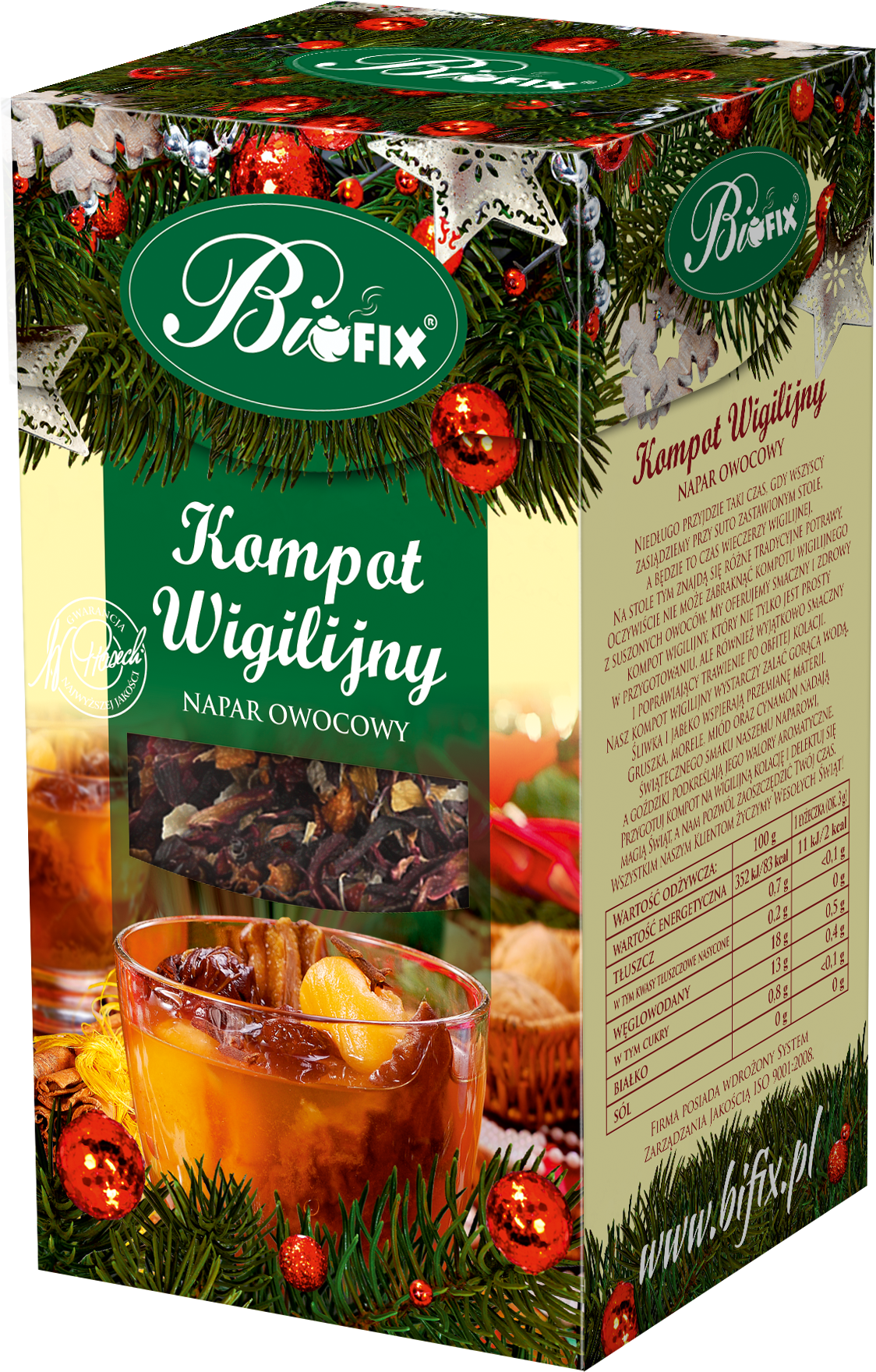 Bifix Kompot Wigilijny Napar Owocowy 100G
