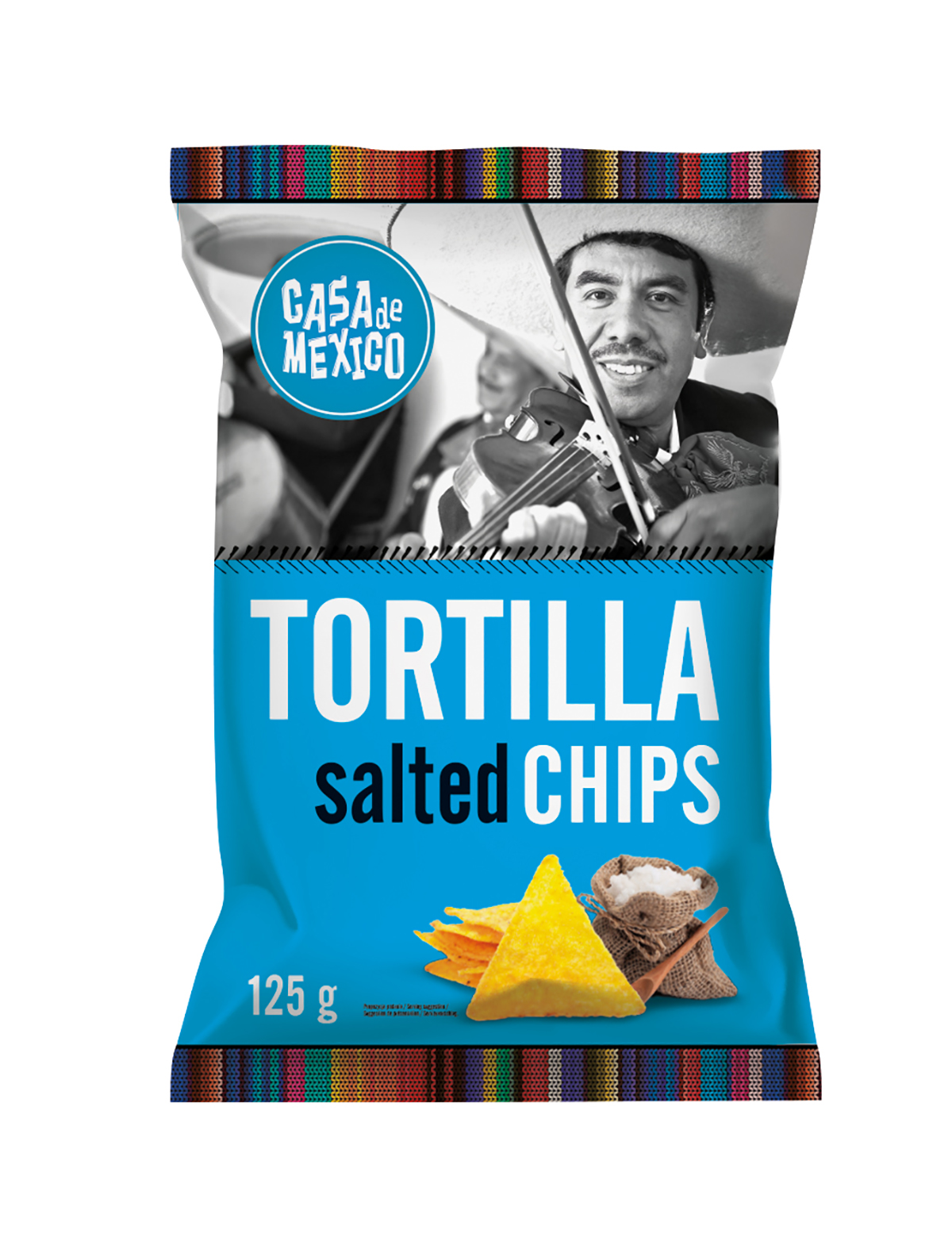 Case De Mexico Tortilla Chips Solone 125 G