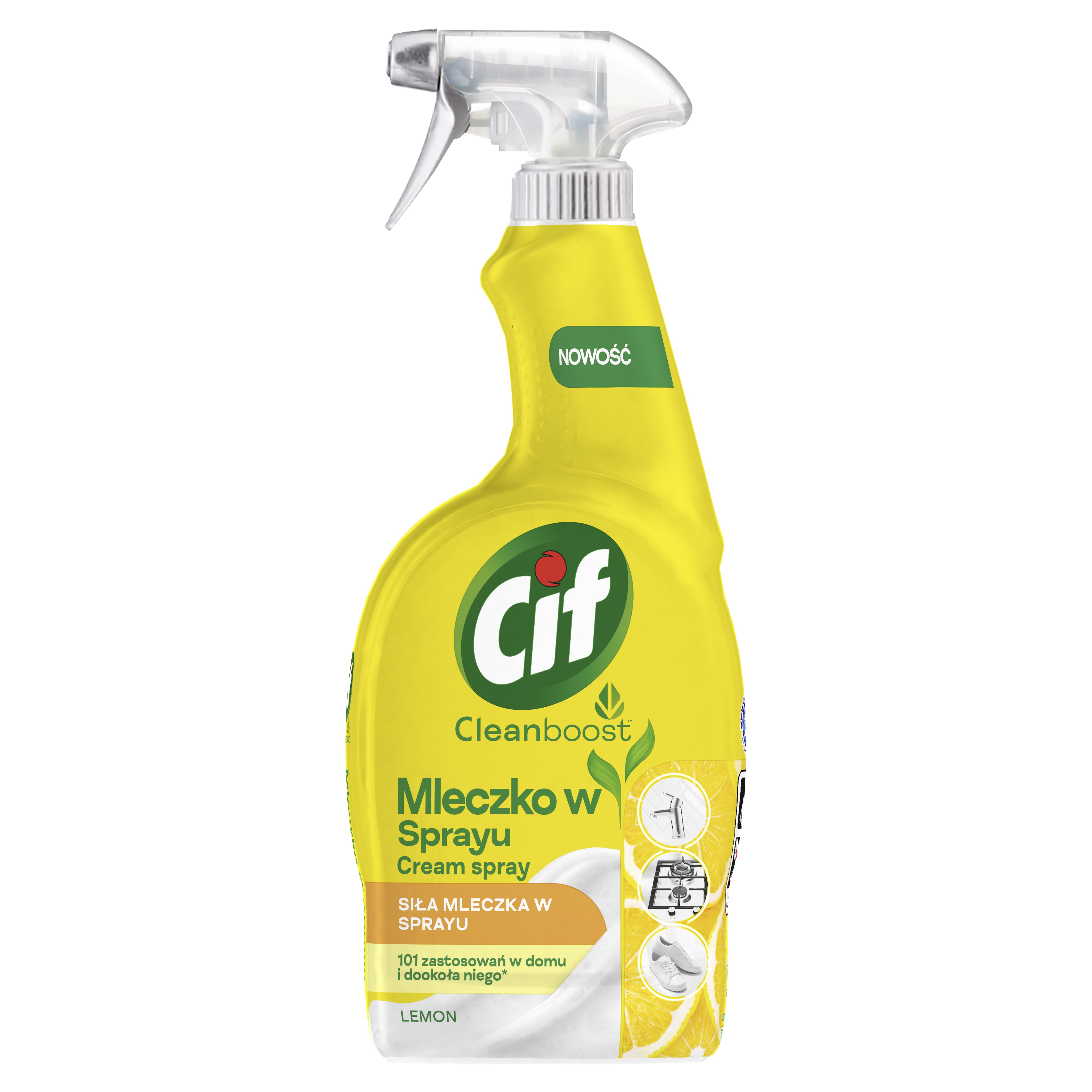 Cif Spray Mleczko Lemon 750Ml