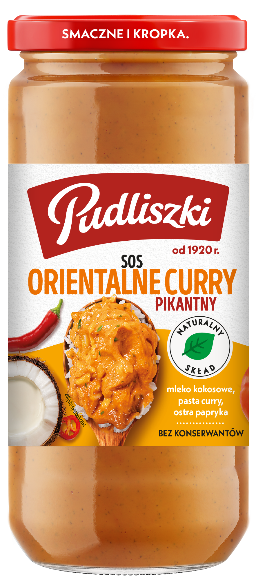 Pudliszki Sos Orientalne Curry Pikantny 480G