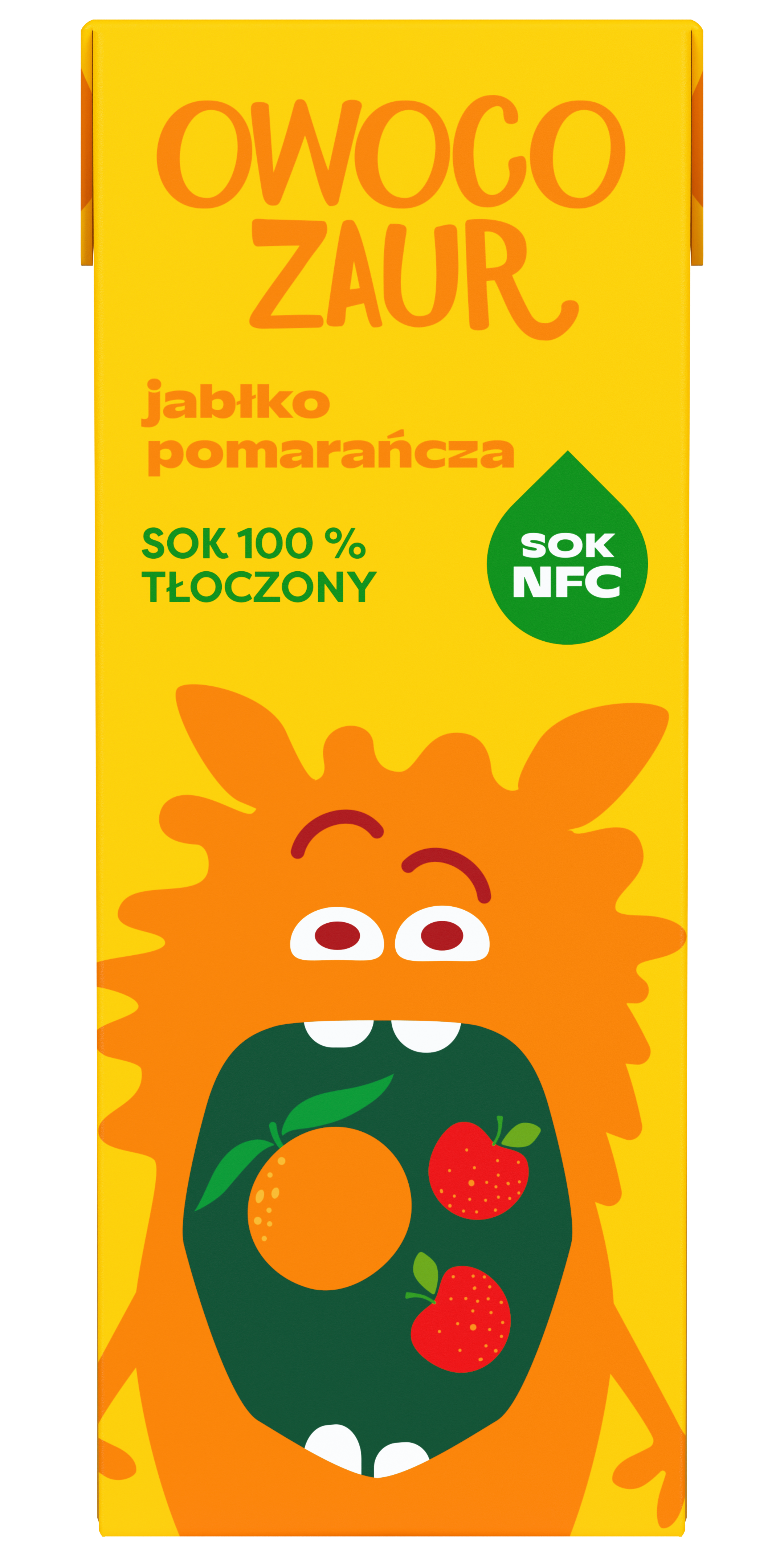 Owocozaur Sok Jabłko Pomarańcza Nfc 200 Ml