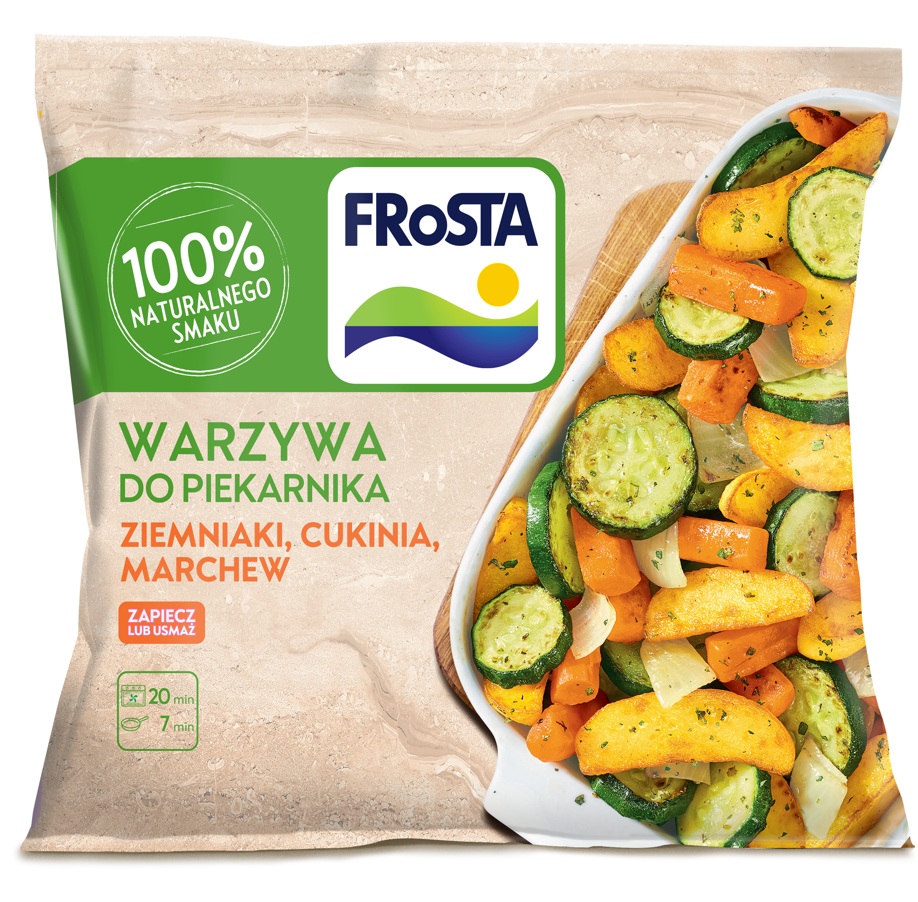Frosta Warzywa Do Piekarnika Ziemniaki Cukinia, Marchew 400 G