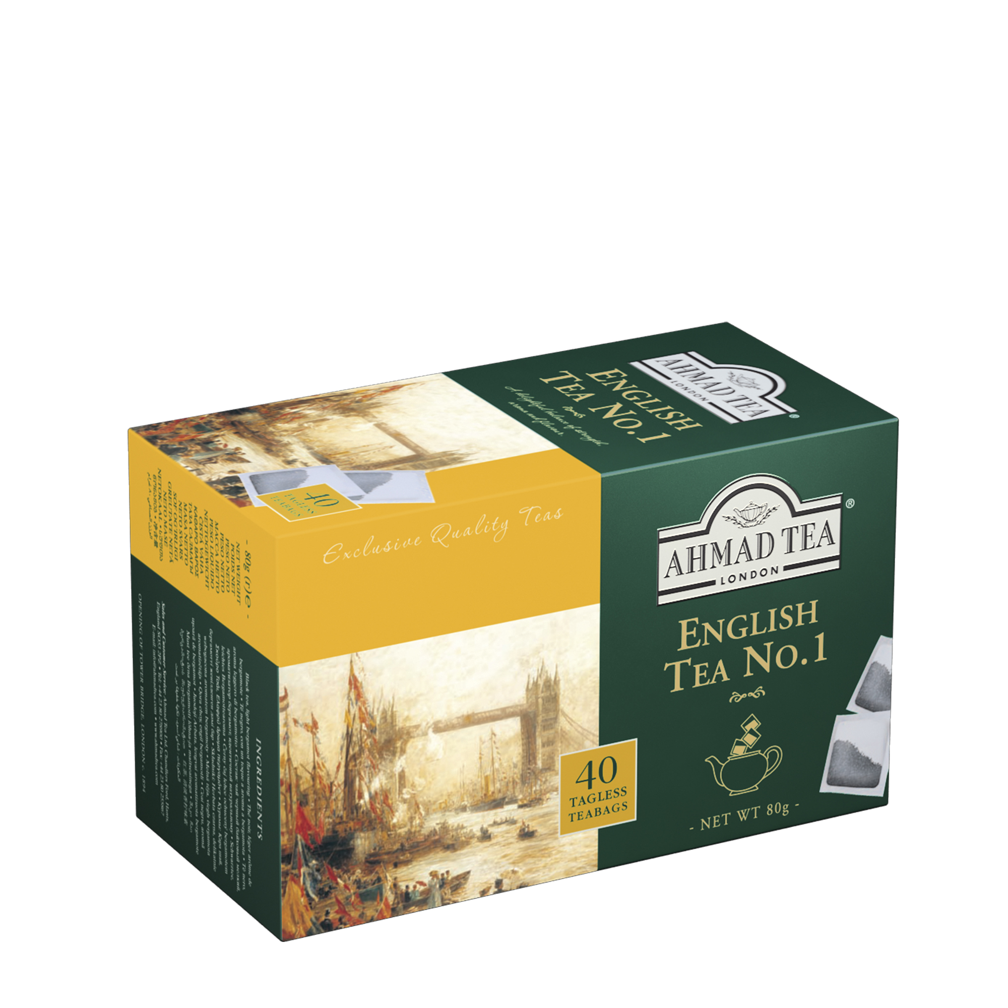 English Tea No.1 Ahmad Tea 40Tbx2G B/Zawieszki