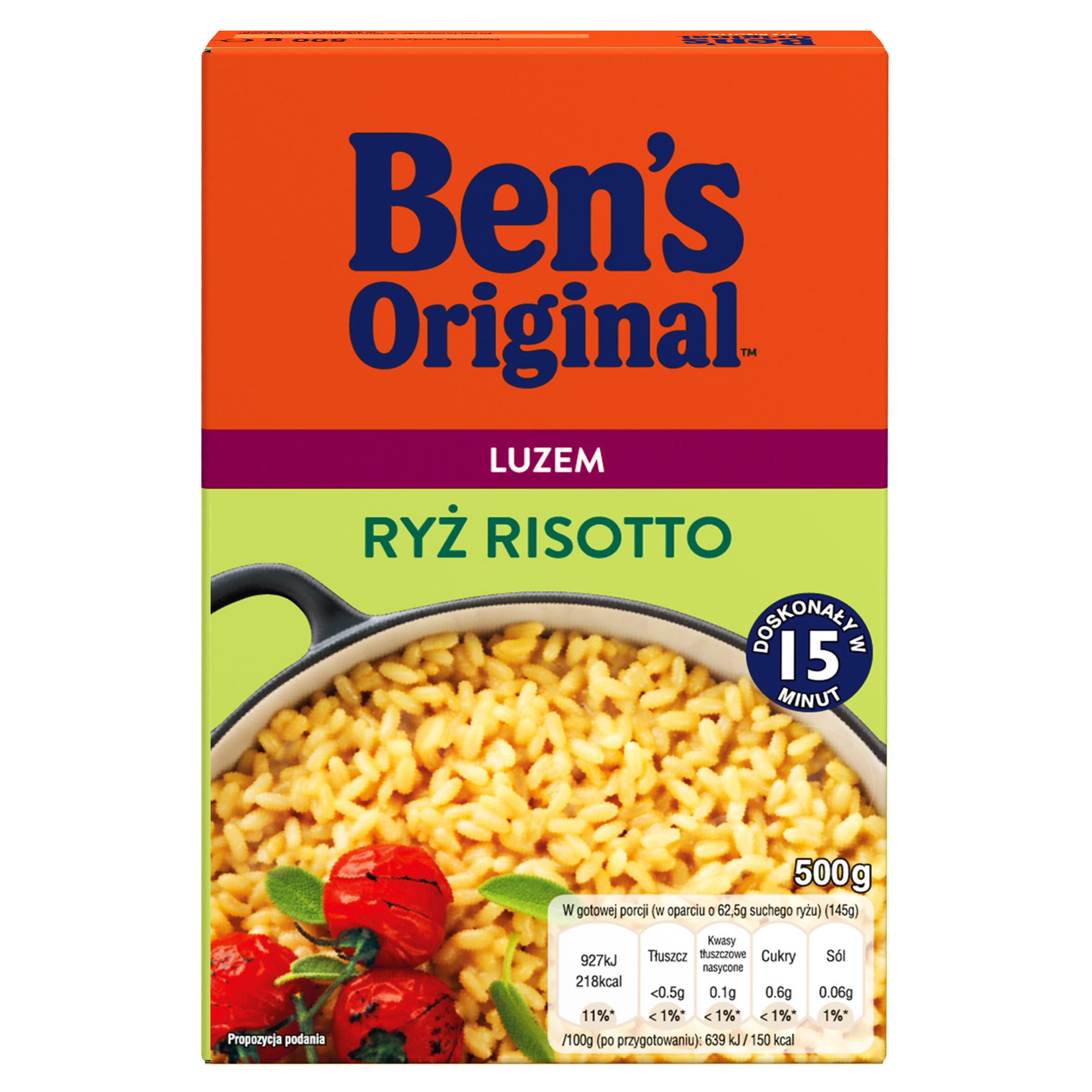 Ben'S Ryż Risotto Luz 500G
