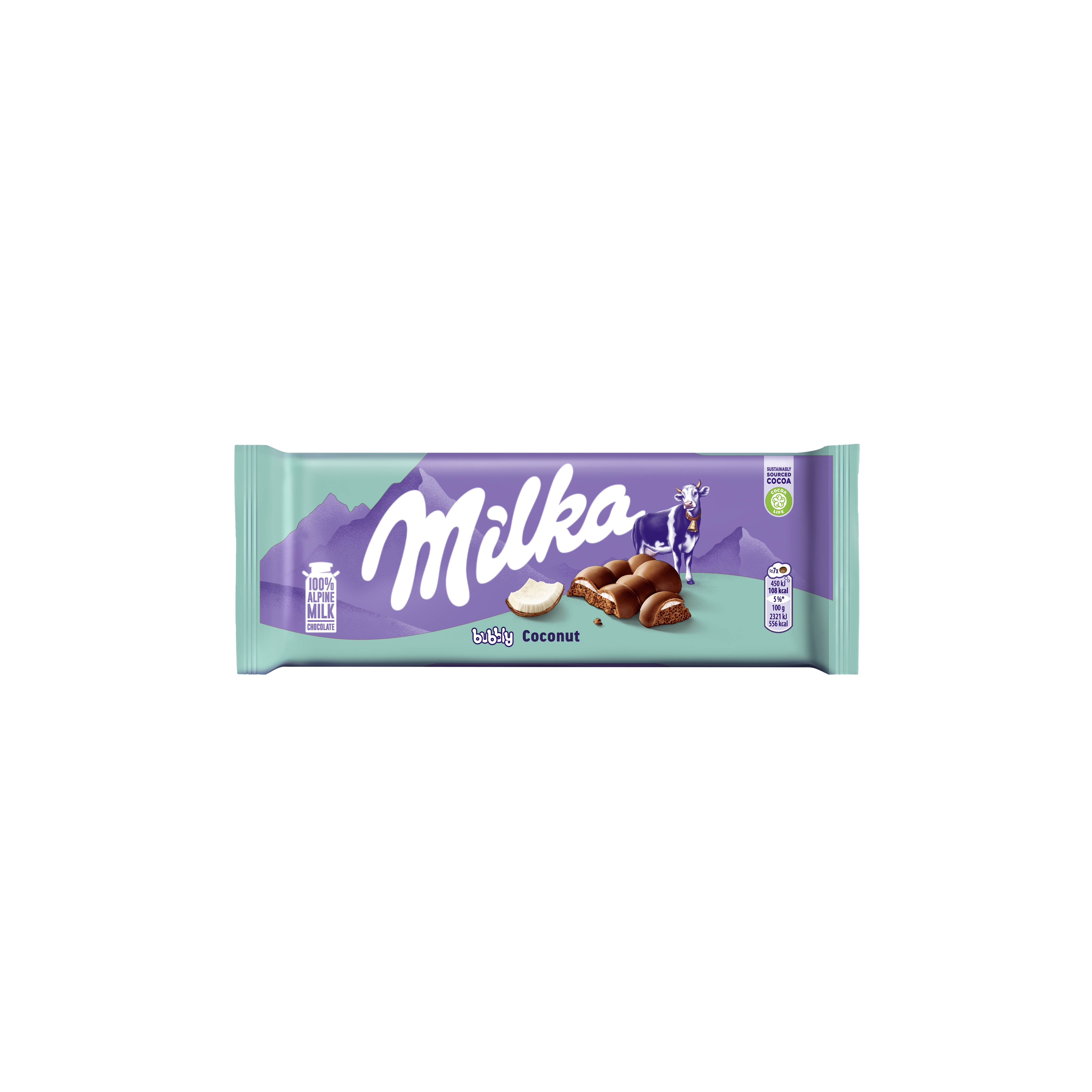 Milka Bubbly Coconut 97G
