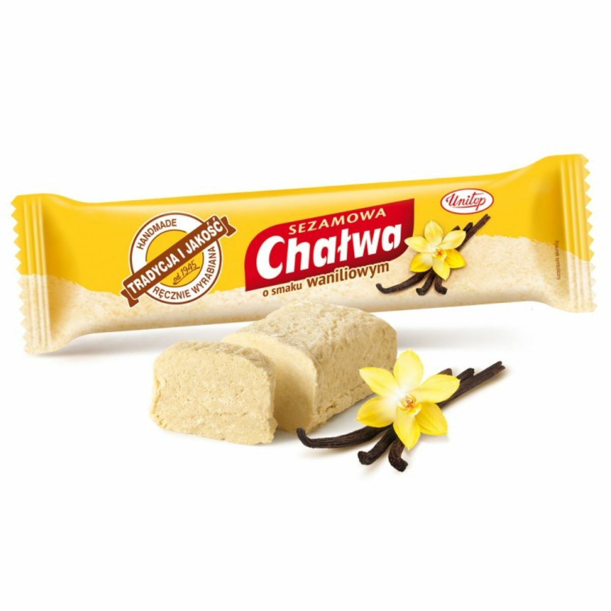Unitop Chałwa Sezamowa O Smaku Waniliowym 100G