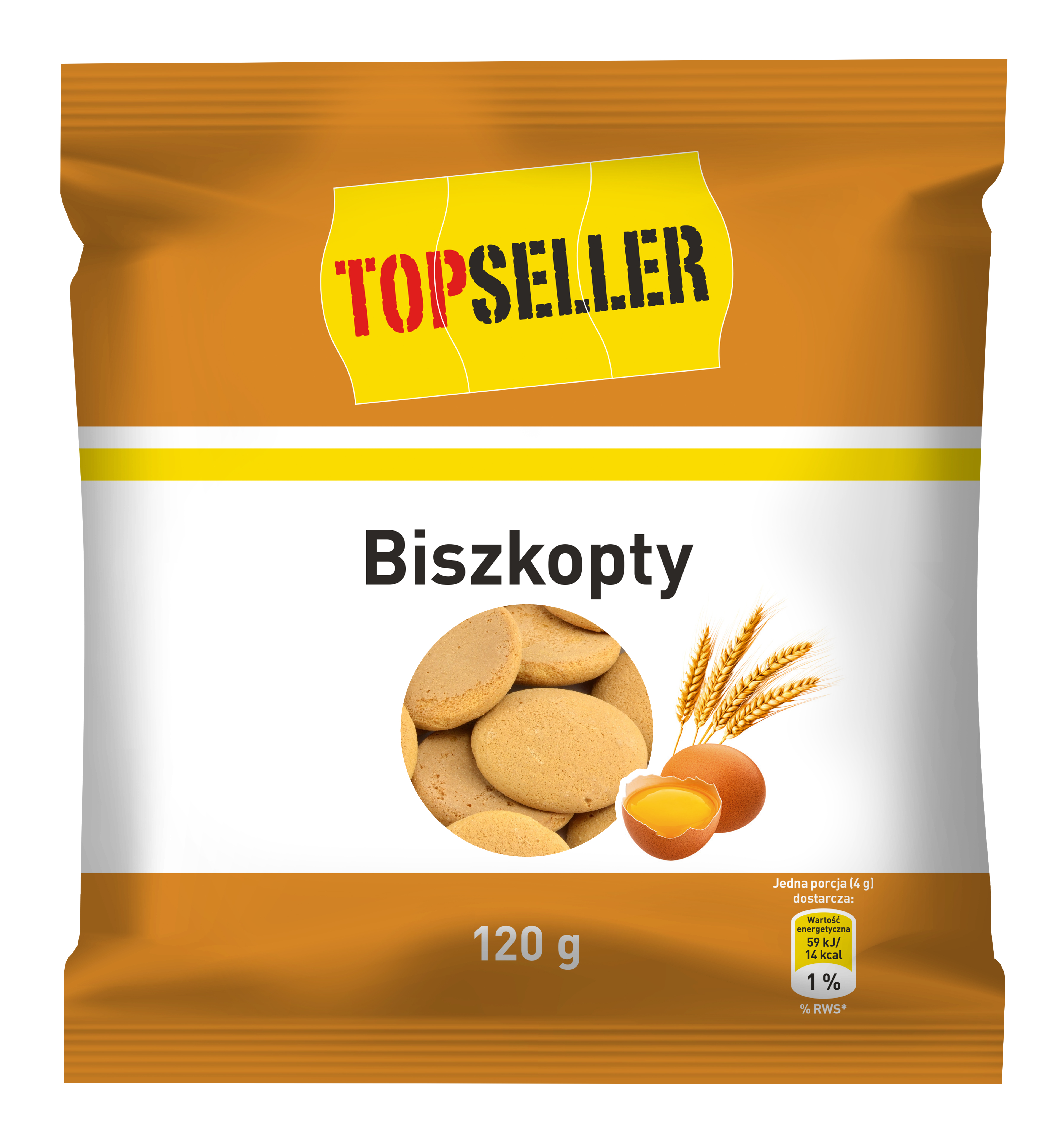Topseller Biszkopty 120 G