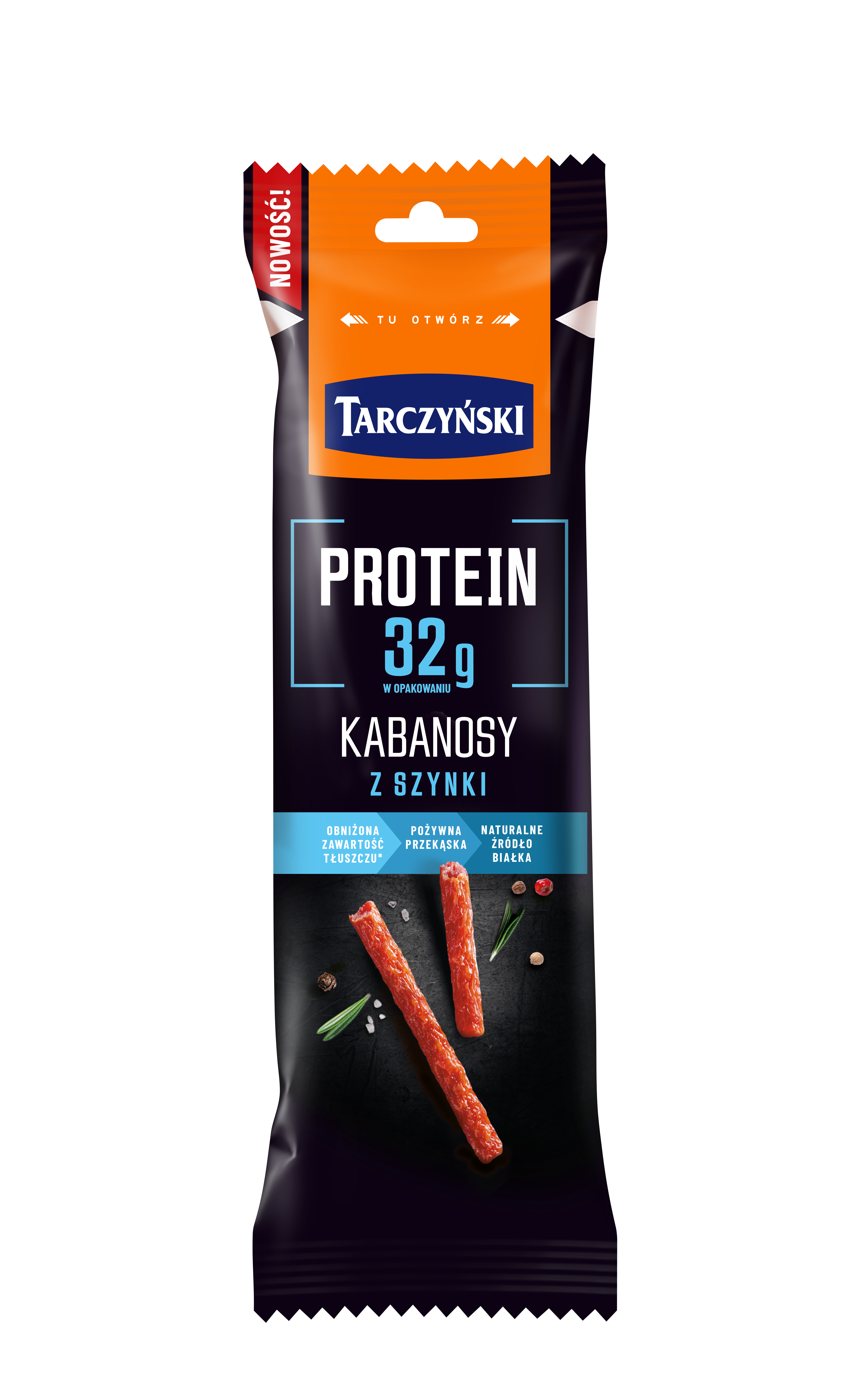 Protein Kabanos Z Szynki 80 G Tarczyński