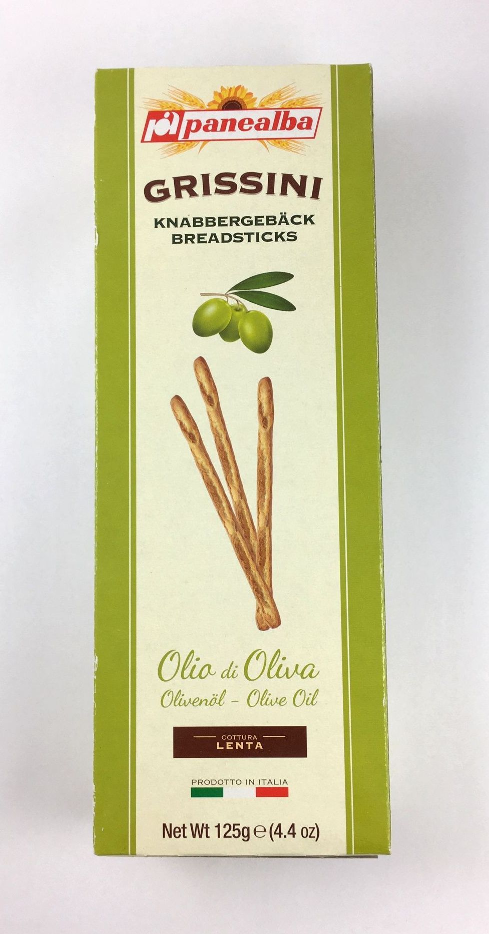 Paluszki Chlebowe Z Oliwą Z Oliwek 8% 125G Grissini