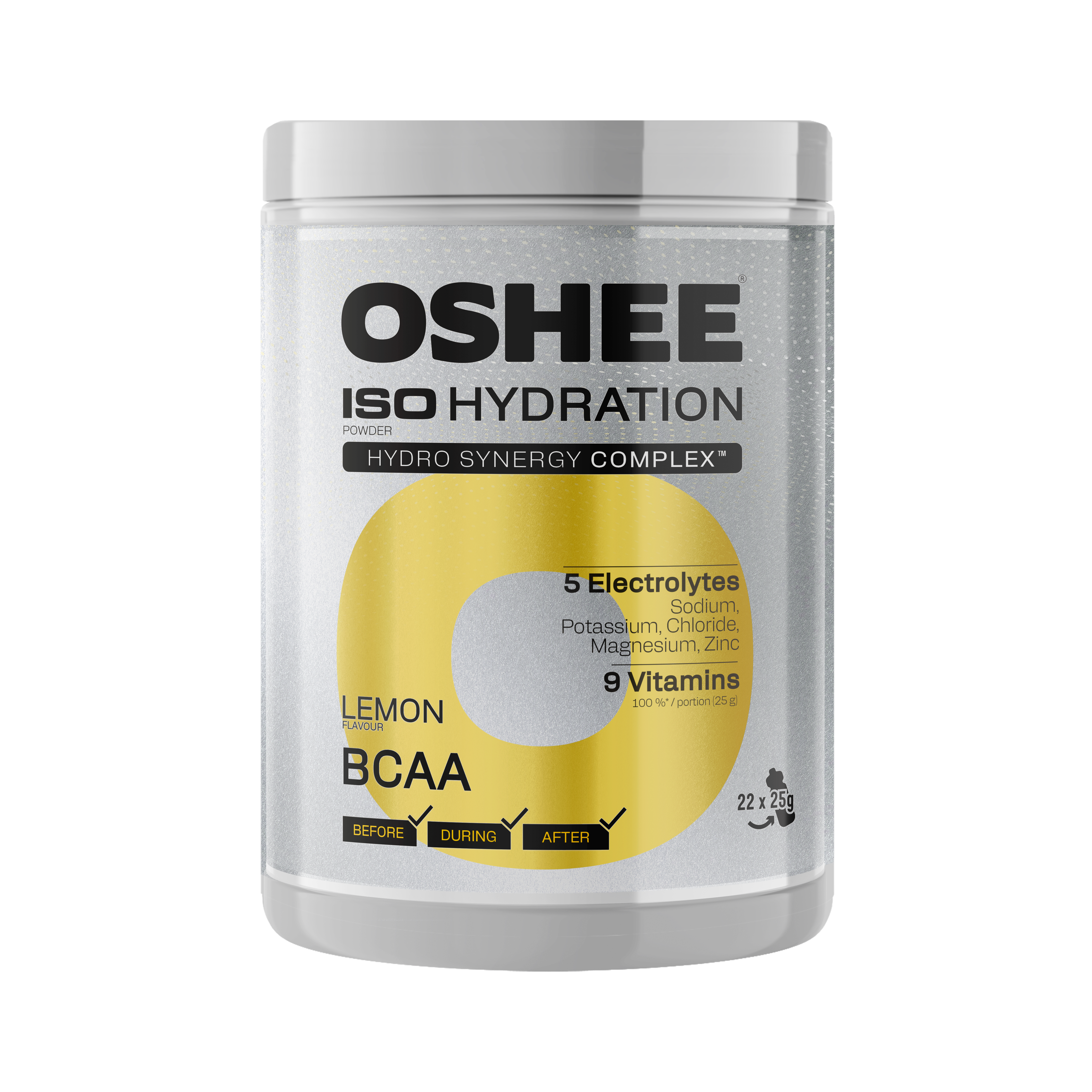 Oshee Hydration Powder Lemon Jar 550 G