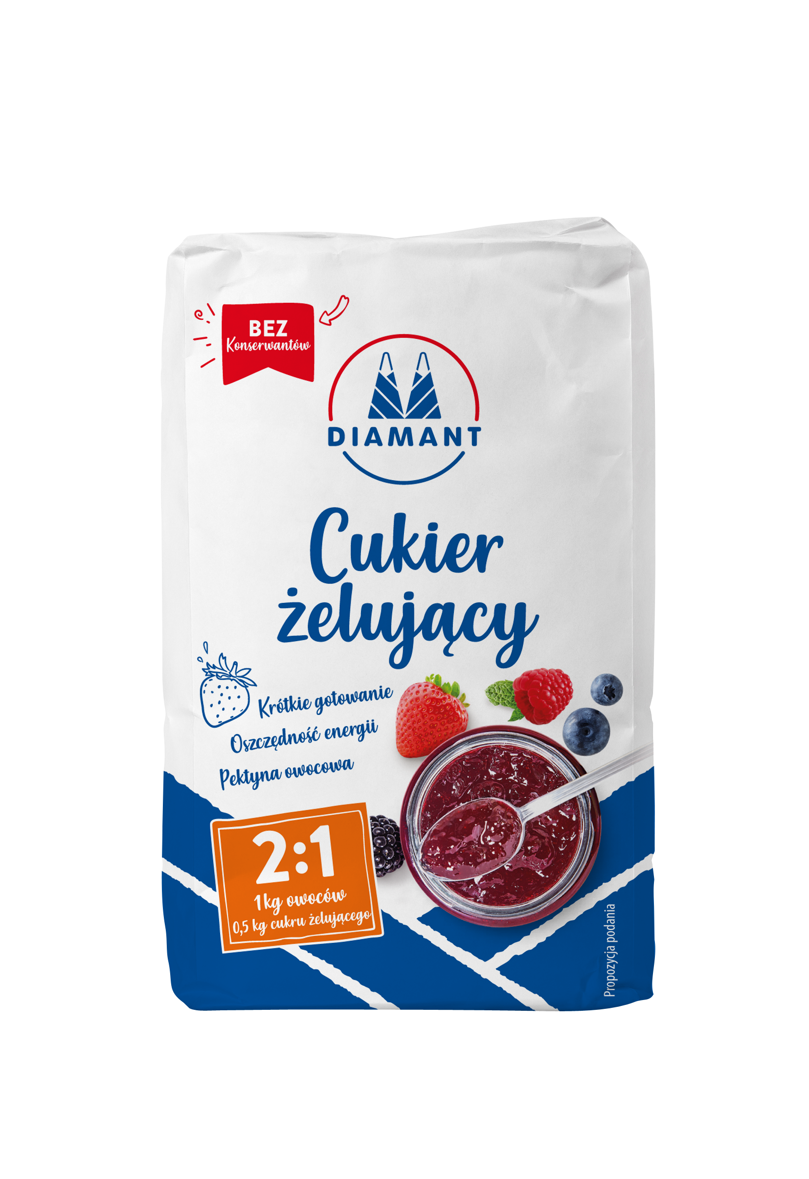 Diamant Cukier Żelujący 2:1 500G