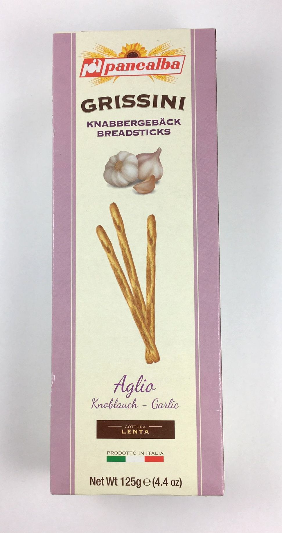 Paluszki Chlebowe Z Czosnkiem 125G Panealba