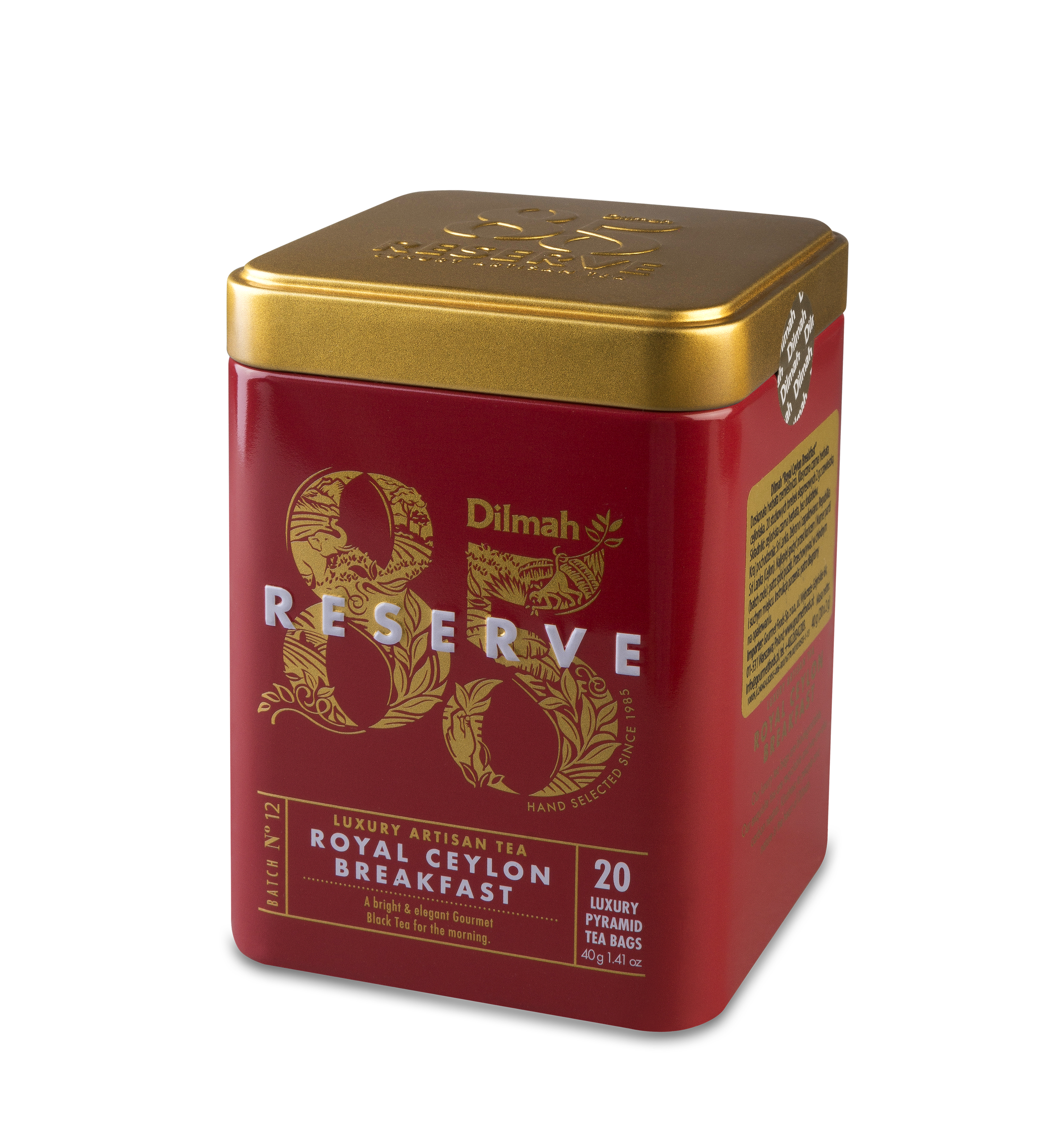 Dilmah Reserve Luxury Artisian Tea Royal Ceylon Breakfast [20X2 G]