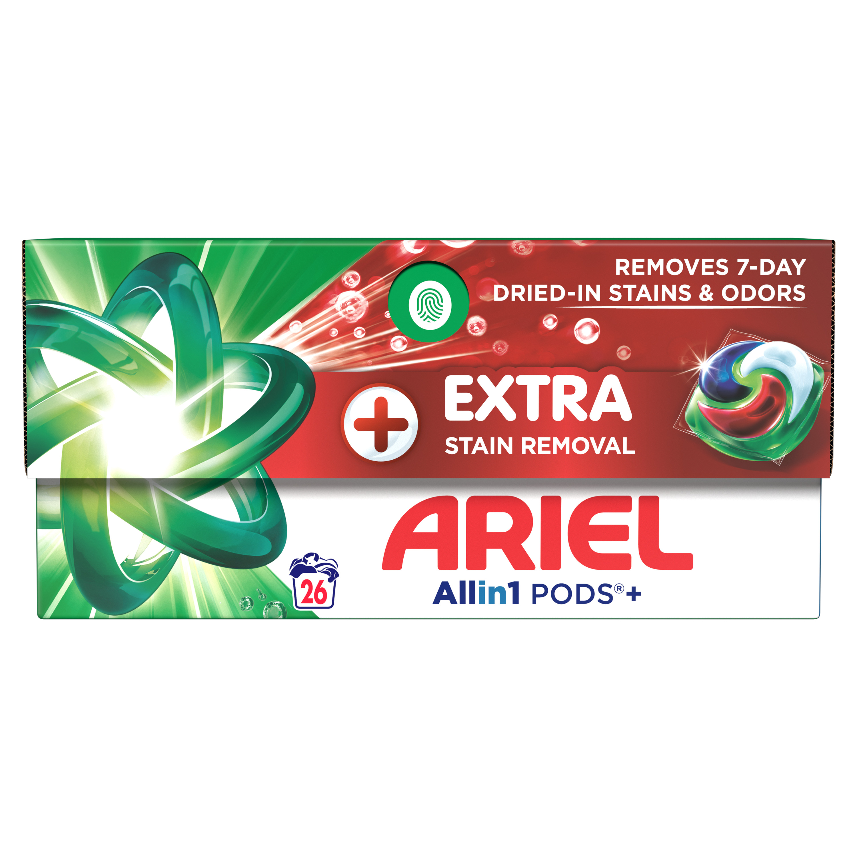 Ariel Allin1 Pods + Dodatkowa Moc Usuwania Plam Kapsułki Do Prania, 26 Prań