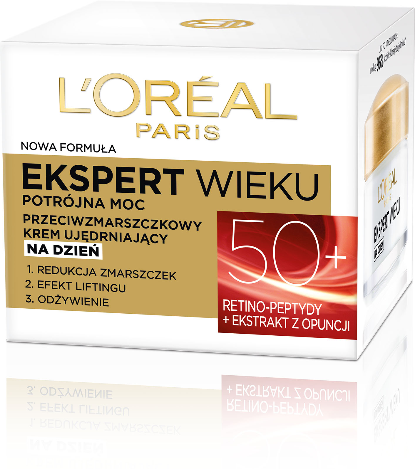 L'Oréal Paris Ekspert Wieku 50+ Przeciwzmarszczkowy Krem Ujędrniający Na Dzień 50 Ml