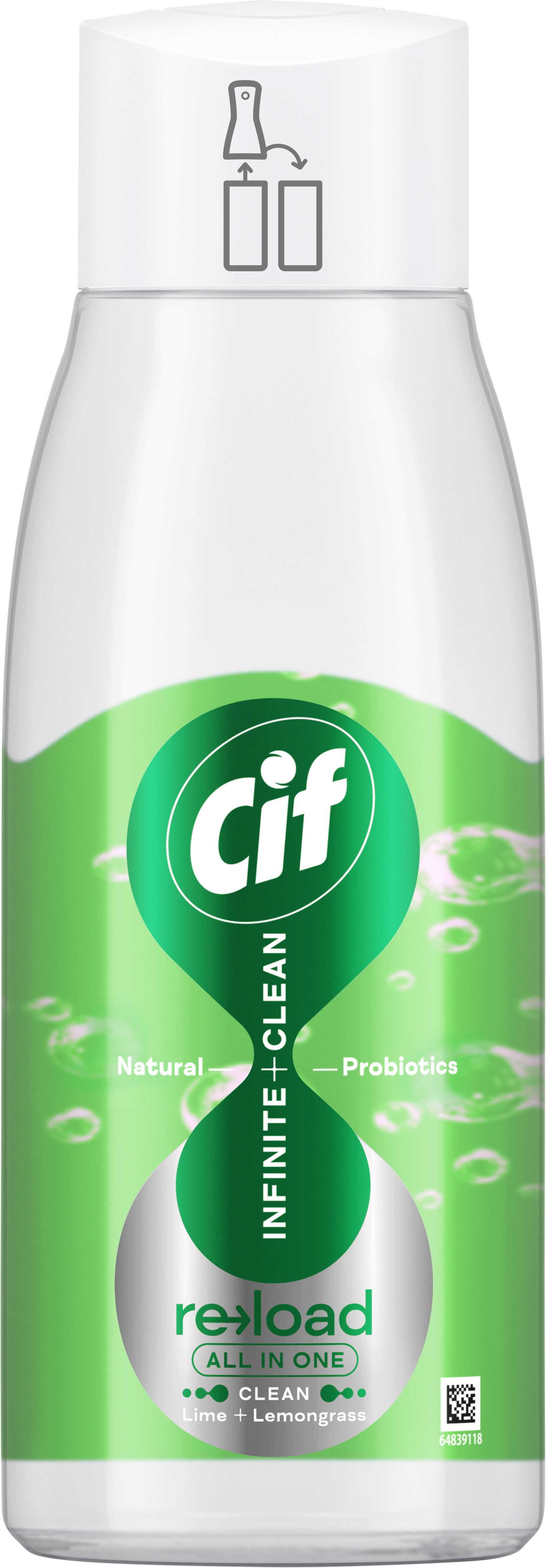 Cif Refill Clean Lime & Lemongrass 590Ml