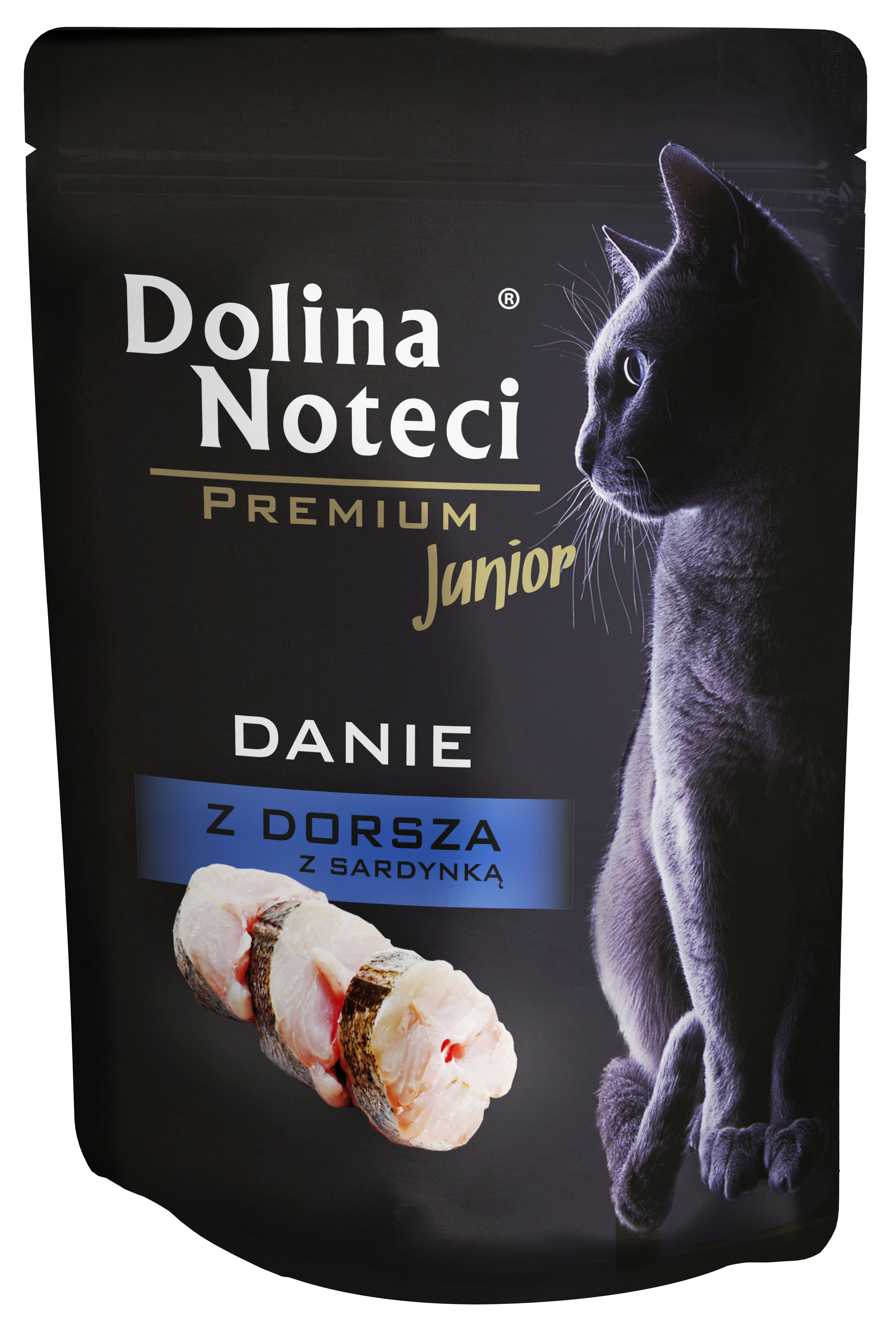 Dolina Noteci Premium Mokra Karma Junior Dla Kociąt Danie Z Dorsza Z Sardynką 85G