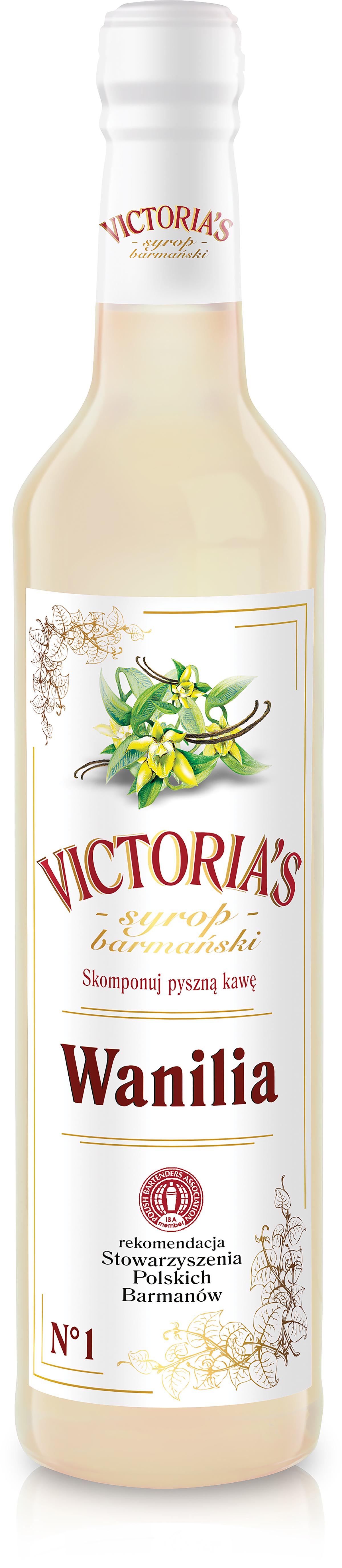 Syrop Barmański Wanilia Victoria'S 490Ml