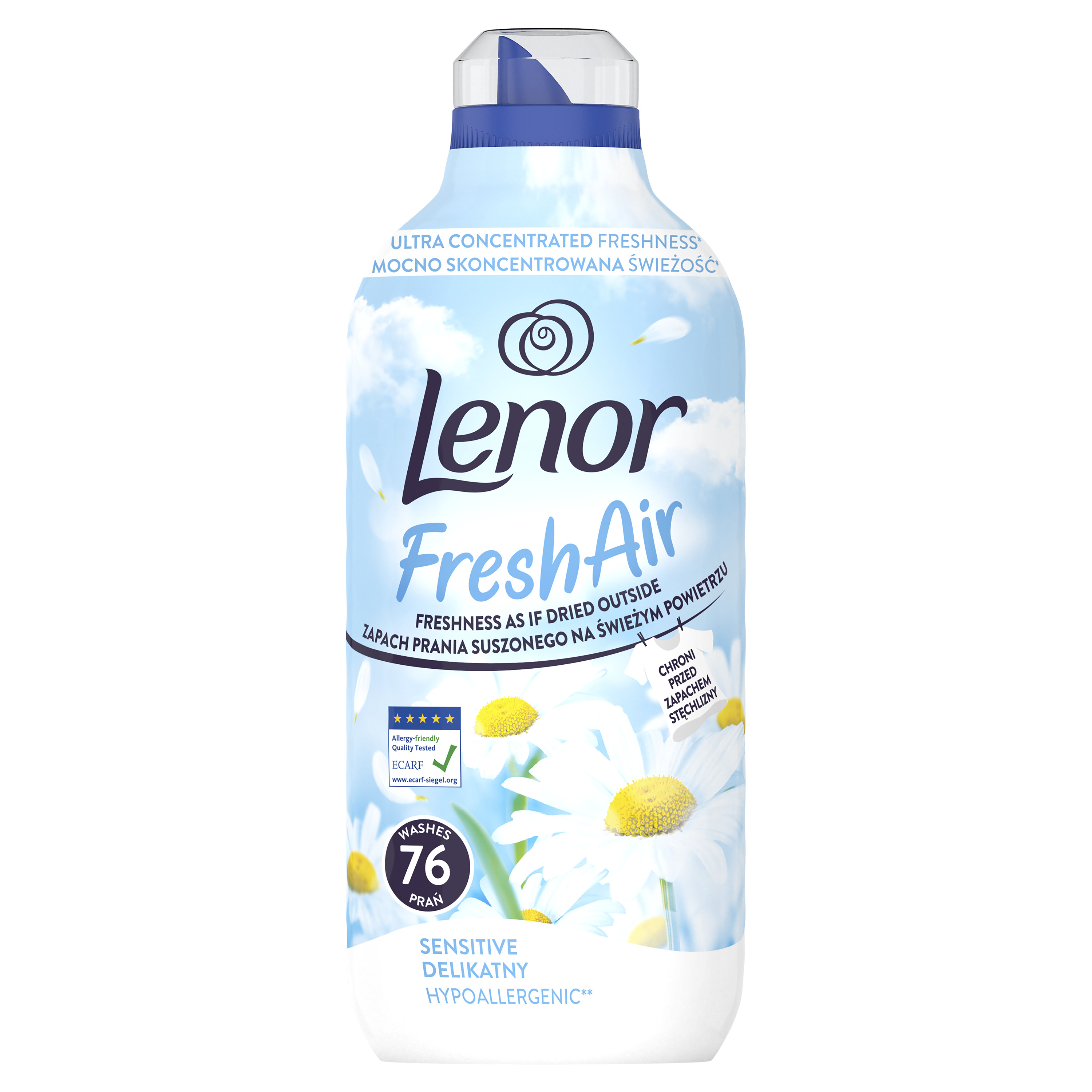 Lenor Fresh Air Płyn Do Płukania Tkanin 50 Prania, Sensitive