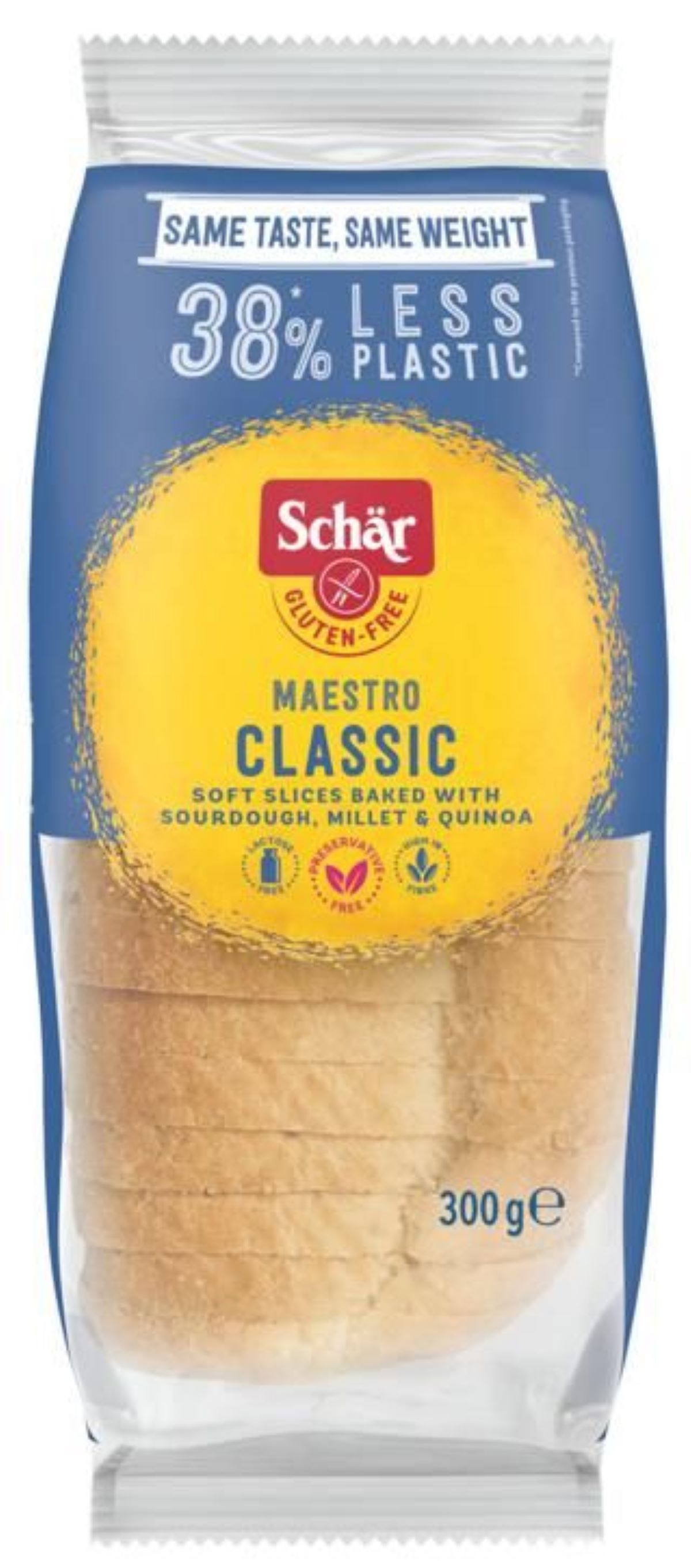 Biały Chleb Krojony Bezglutenowy 300G Schar