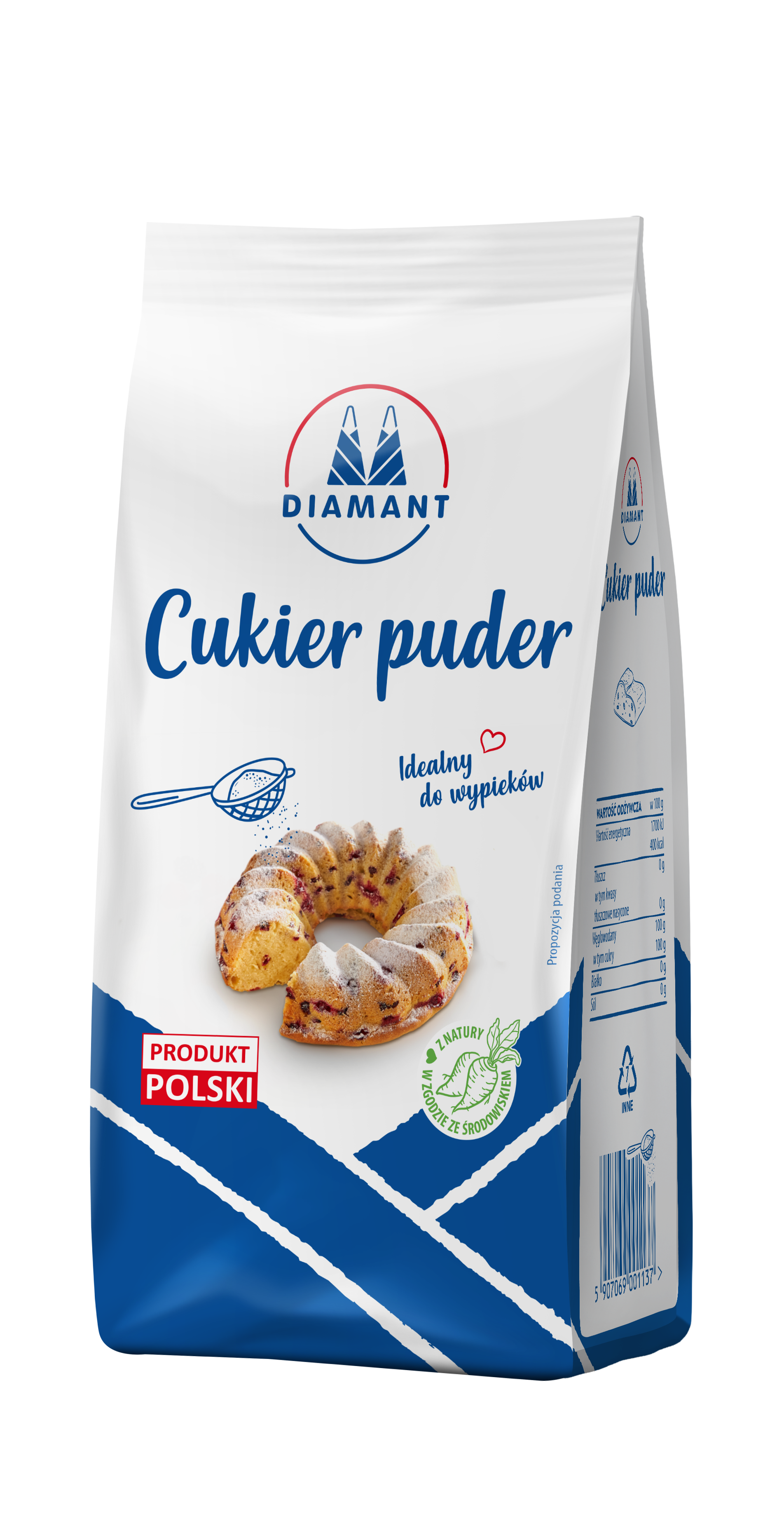 Diamant Cukier Puder 400G