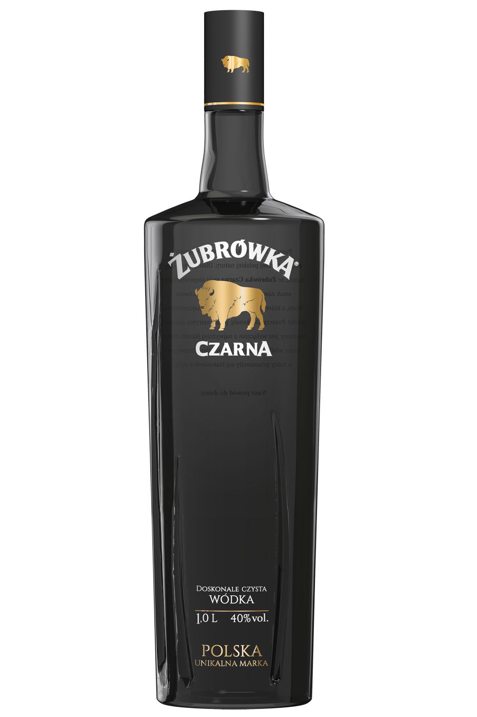 Wódka Żubrówka Czarna 40% 1000 Ml