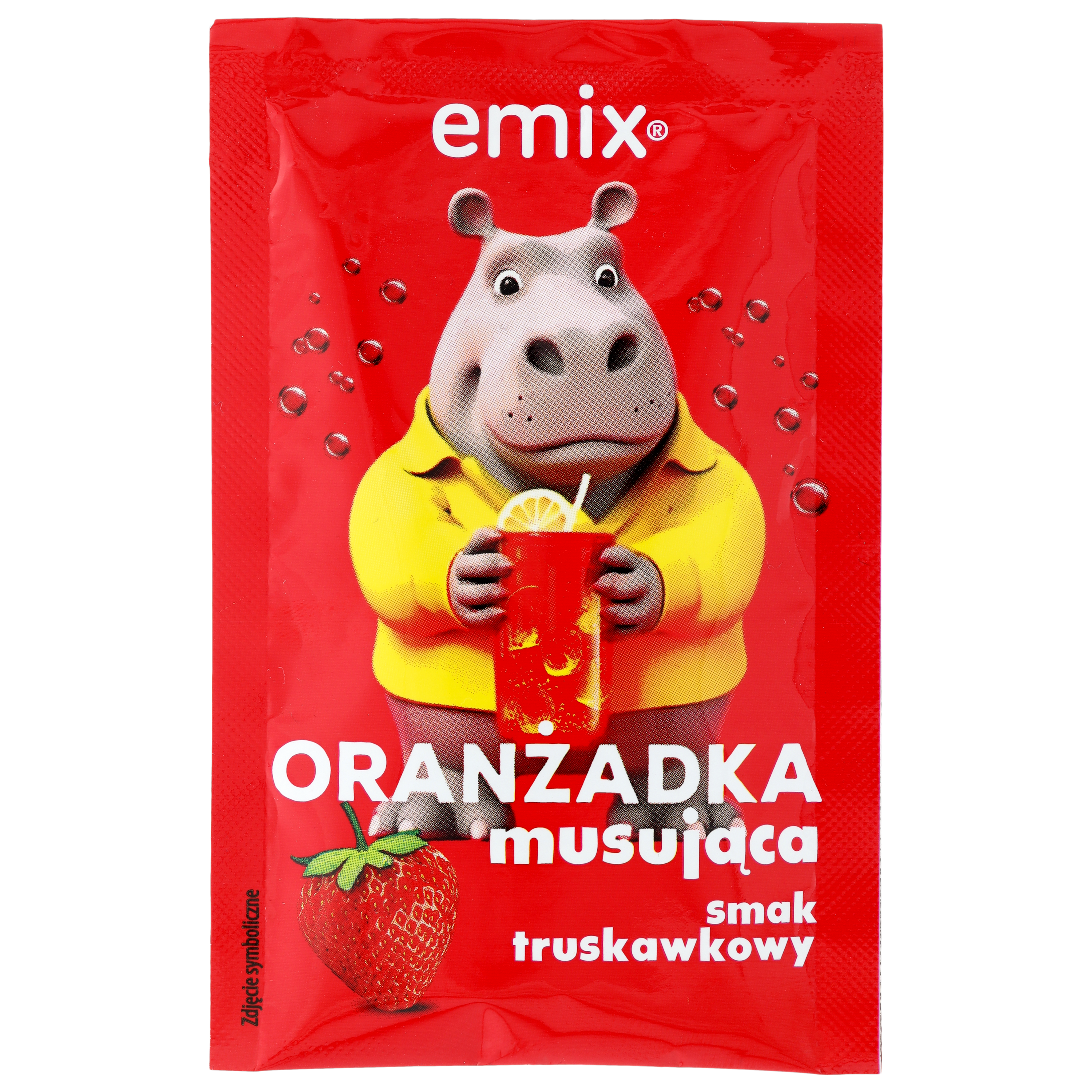 Oranżadka Musująca Smak Truskawkowy Emix 16G