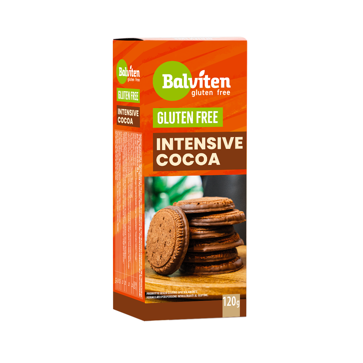 Balviten Herbatniki Maślano-Kakaowe Z Polewą Kakaową 120G. Produkt Bezglutenowy