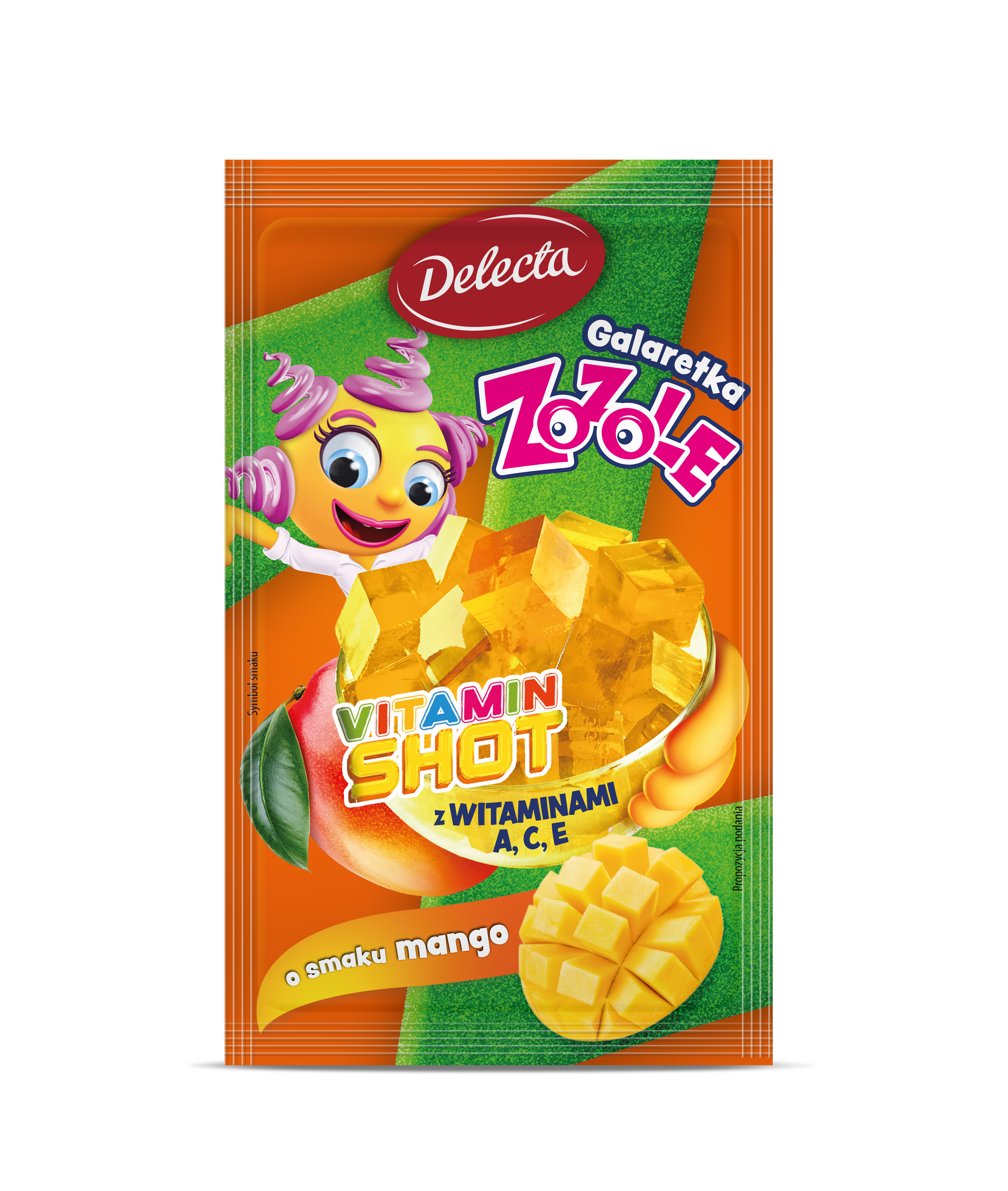 Delecta Galaretka Zozole O Smaku Mango 70G