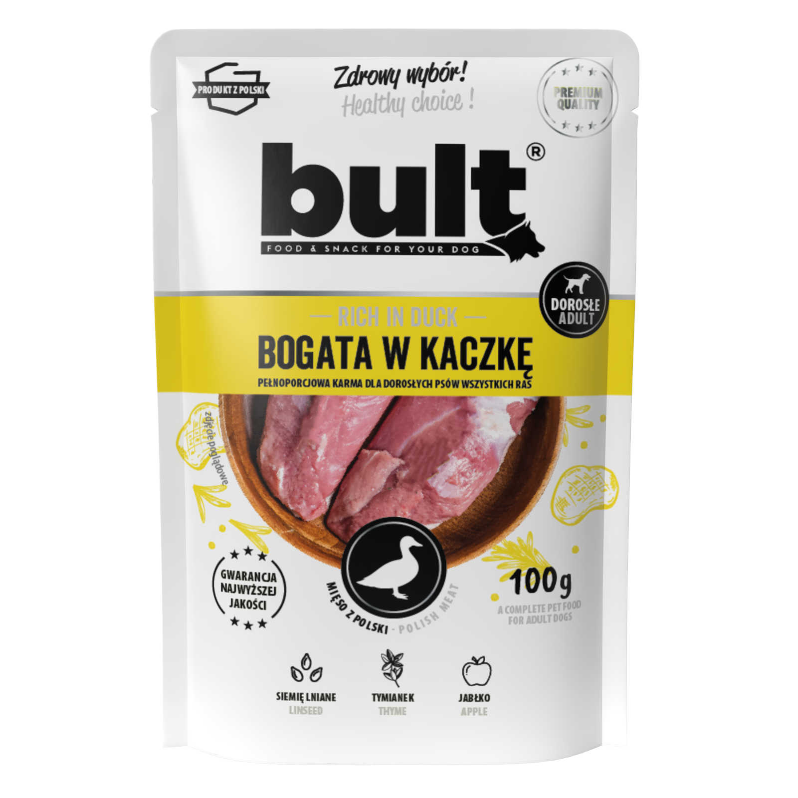 Bult Karma Saszetka Dla Psa Bogata W Kaczkę 100G