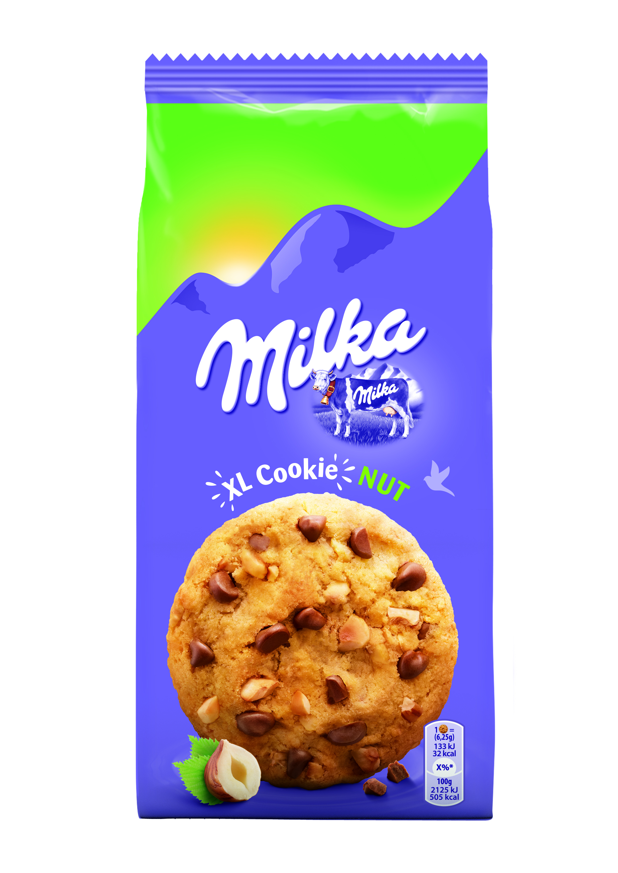 Milka Xl Cookie Nut 184G