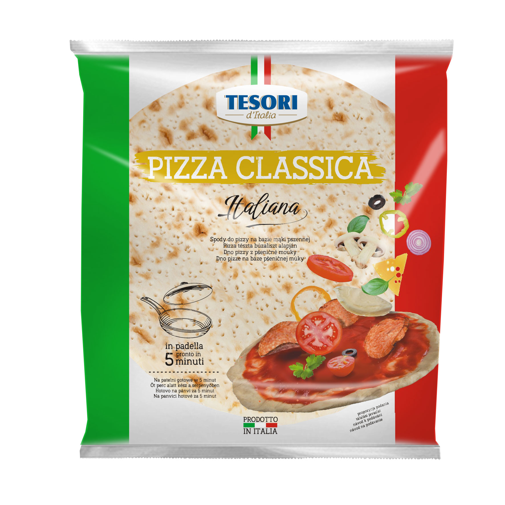 Pizza Classica Italiana Tesori D'Italia 280 G