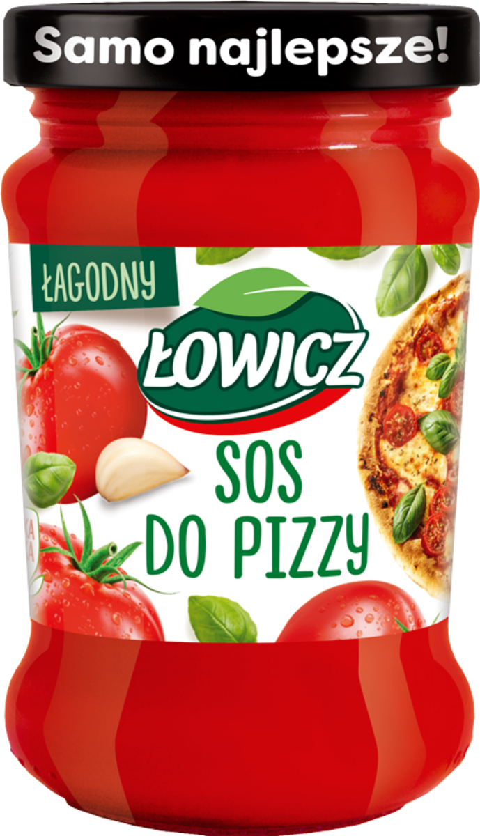 Łowicz Sos Do Pizzy Łagodny 180G