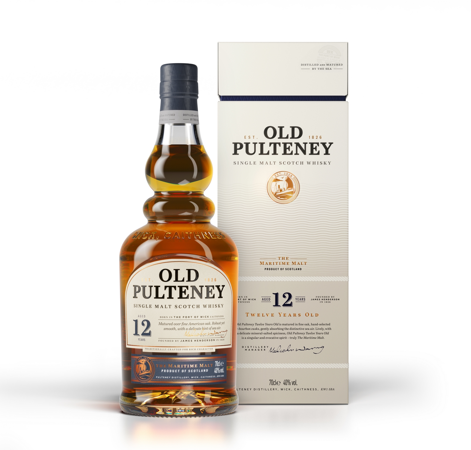 Whisky Sm Old Pulteney 12Y 40% 700Ml